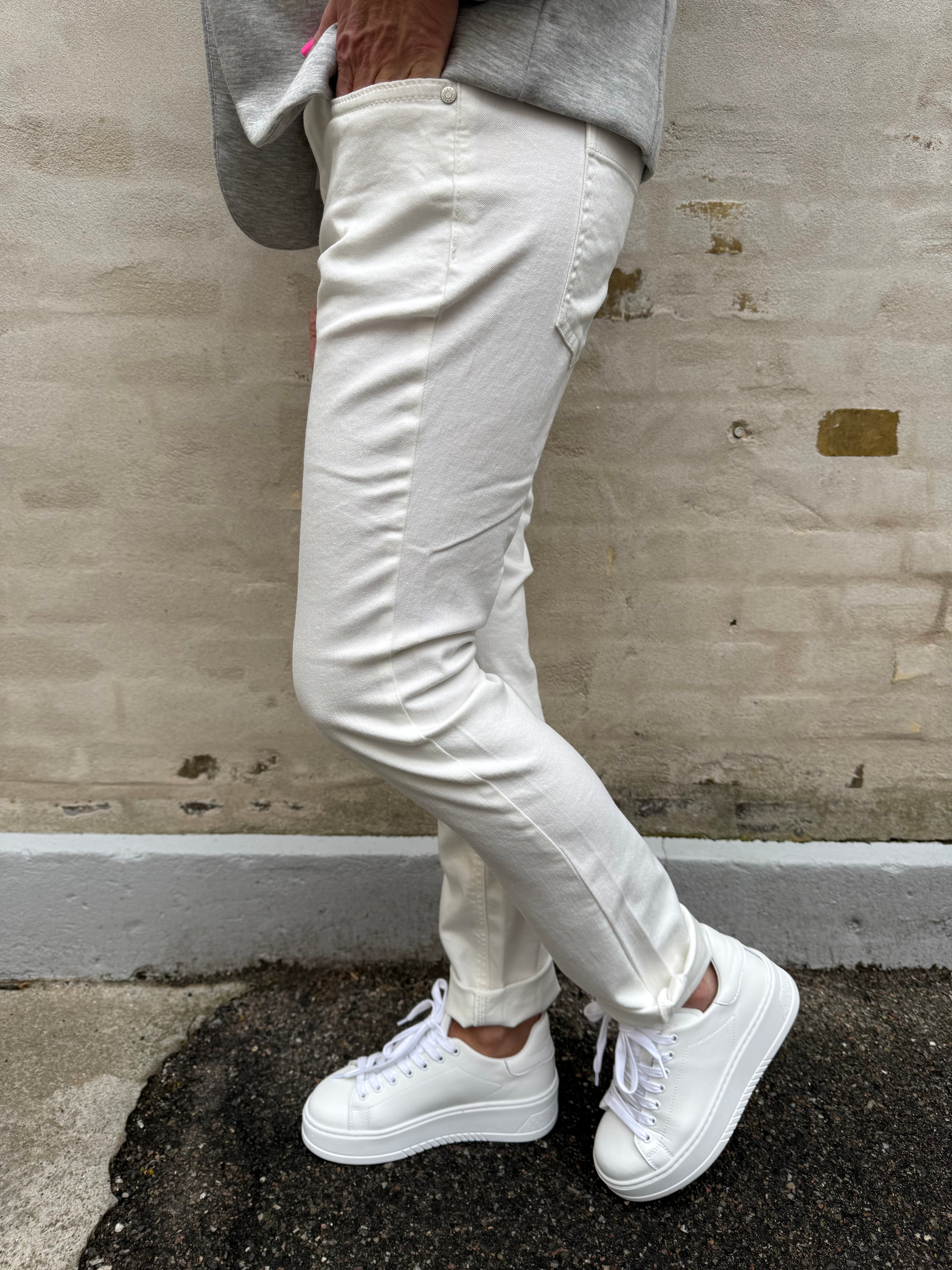 Jane Mid Waist - Optic White