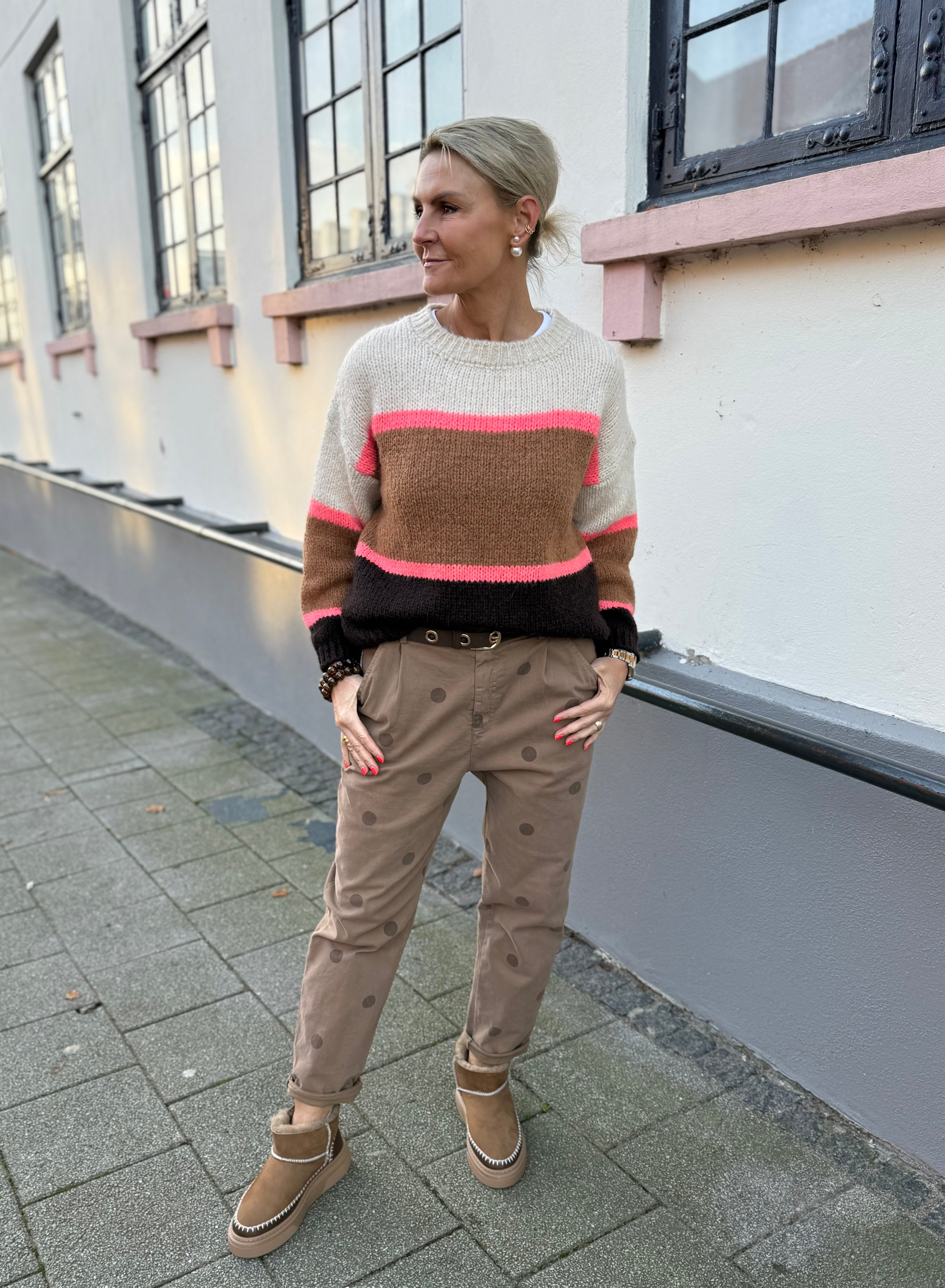 HILDUR knit jumper - Camel
