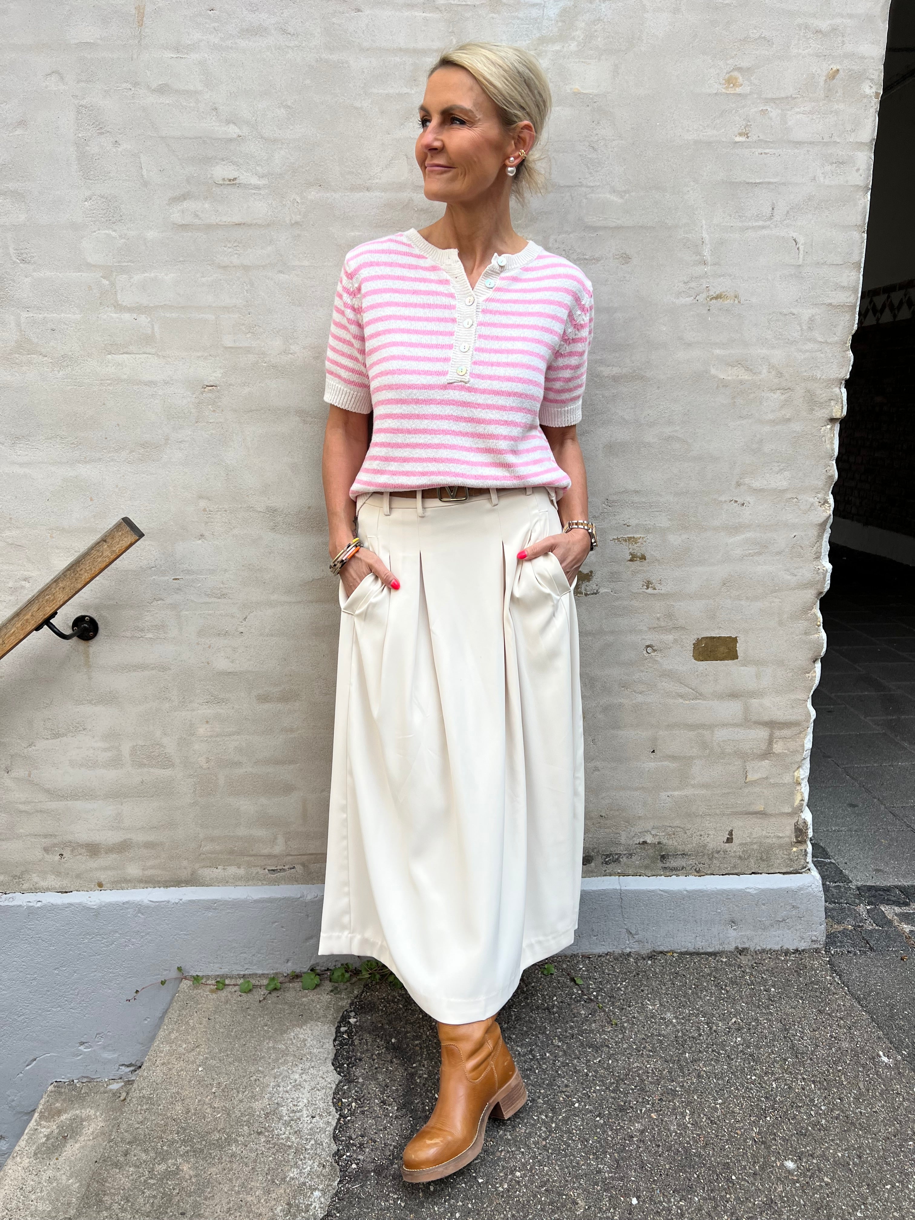 Anya pleat skirt bone