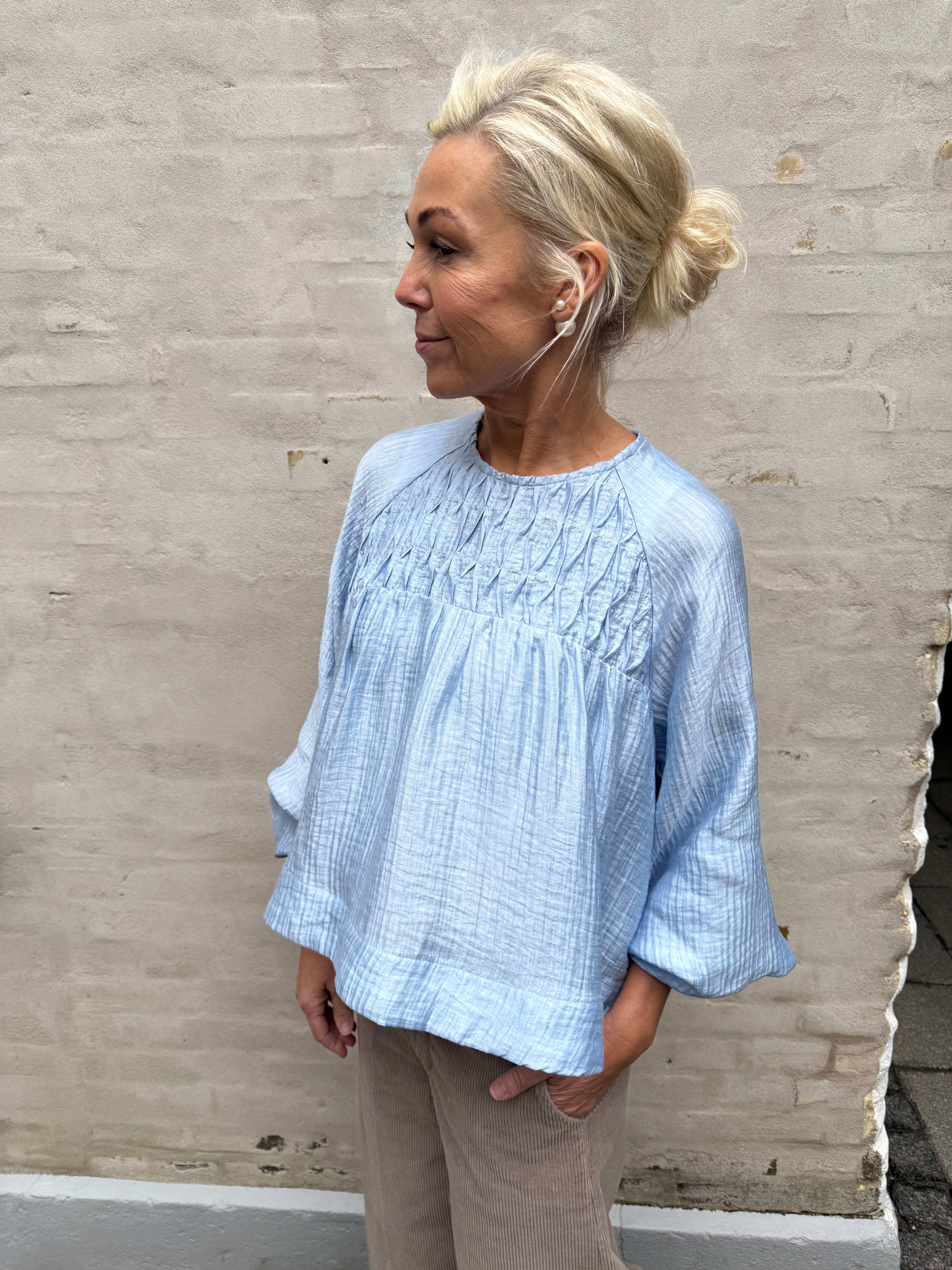 TassyCC Raglan Blouse - Blue