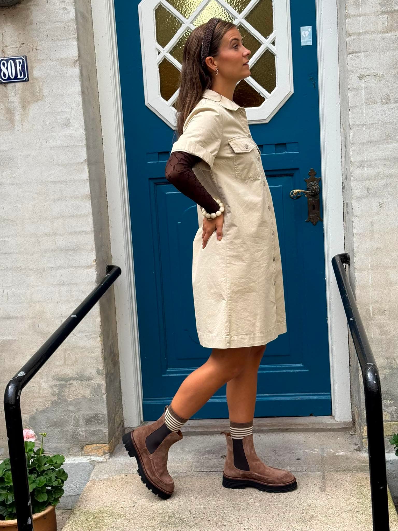 Carrie dress - Sand