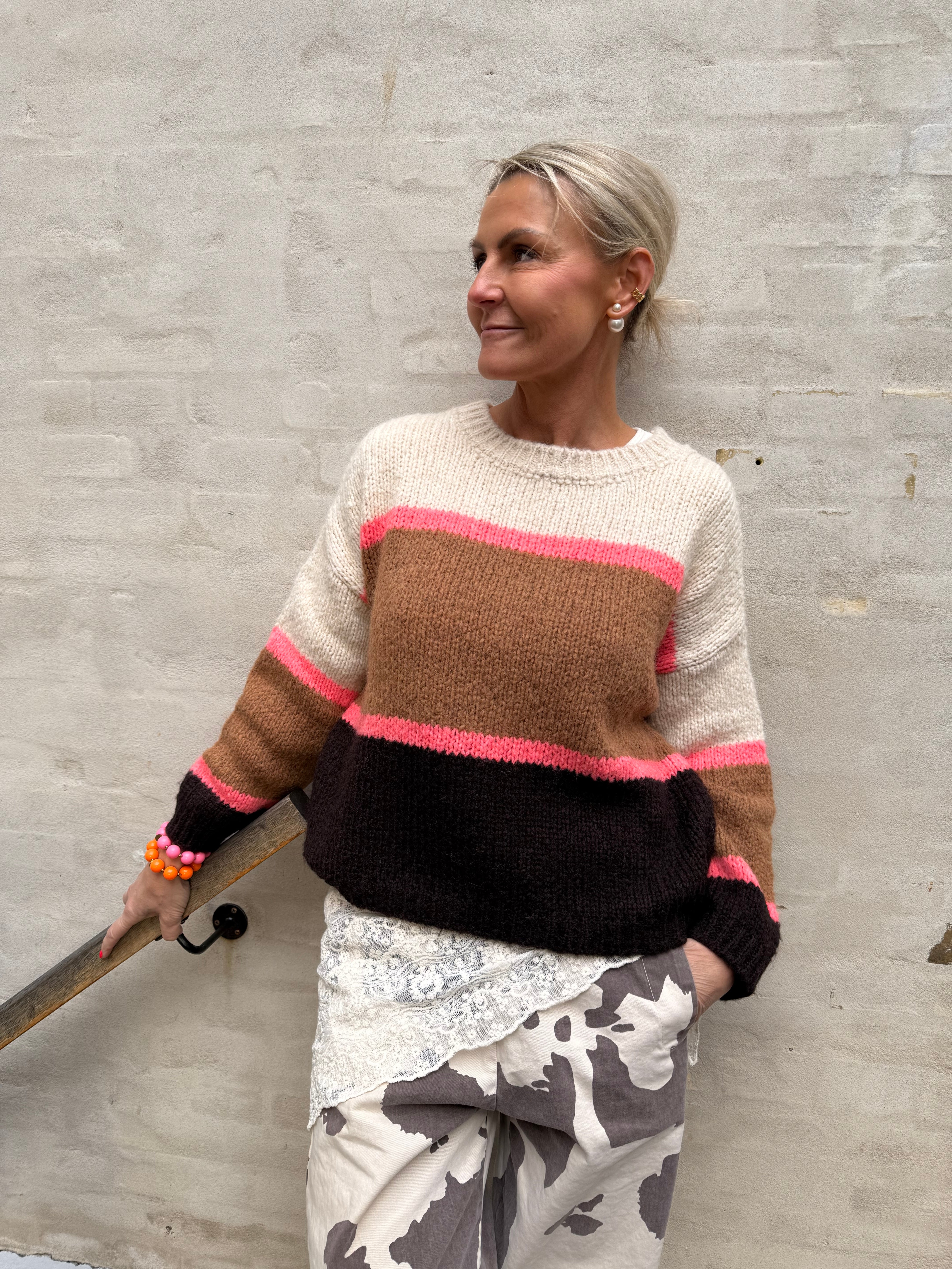 HILDUR knit jumper - Camel