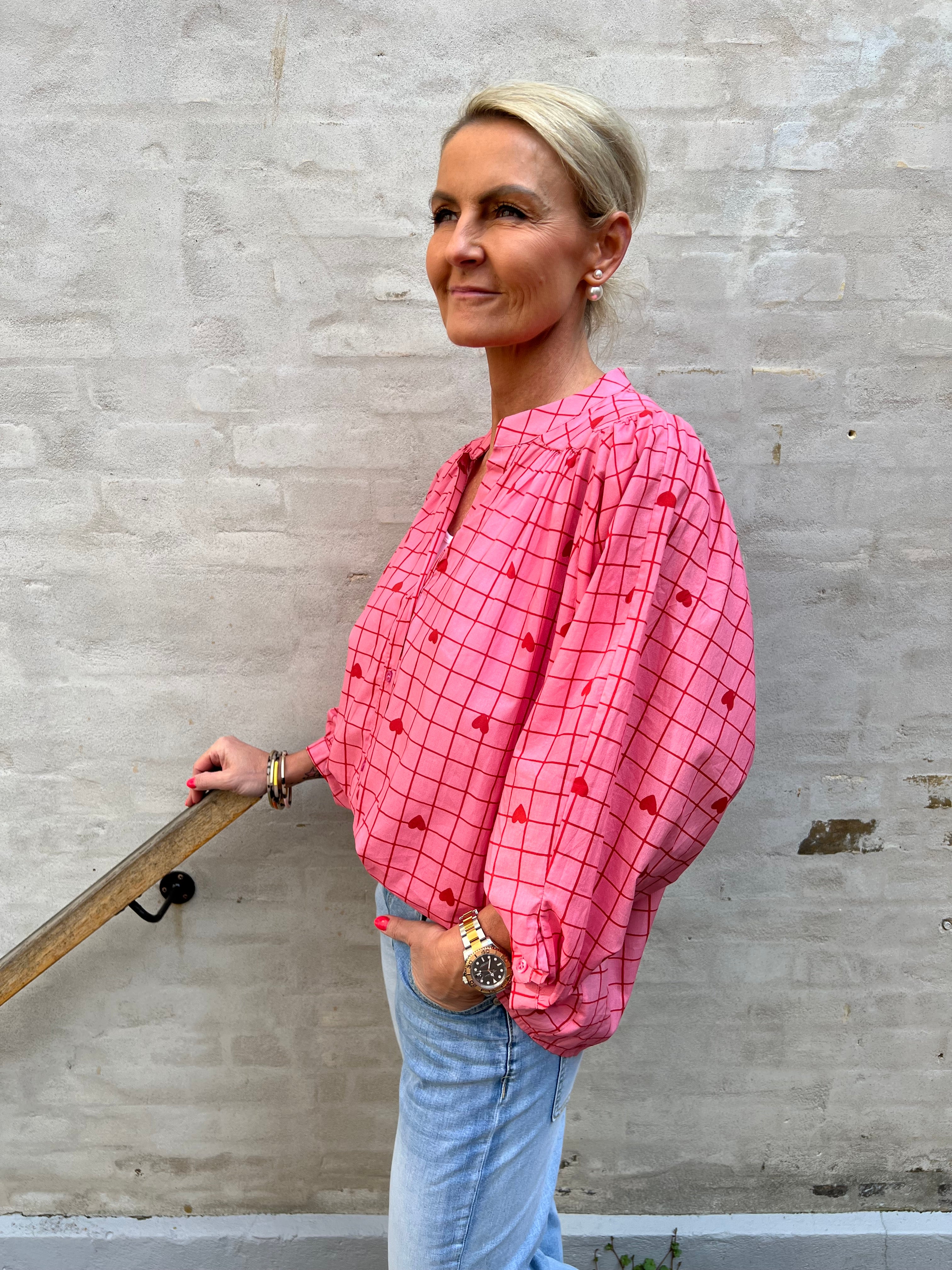 Love Heart shirt pink