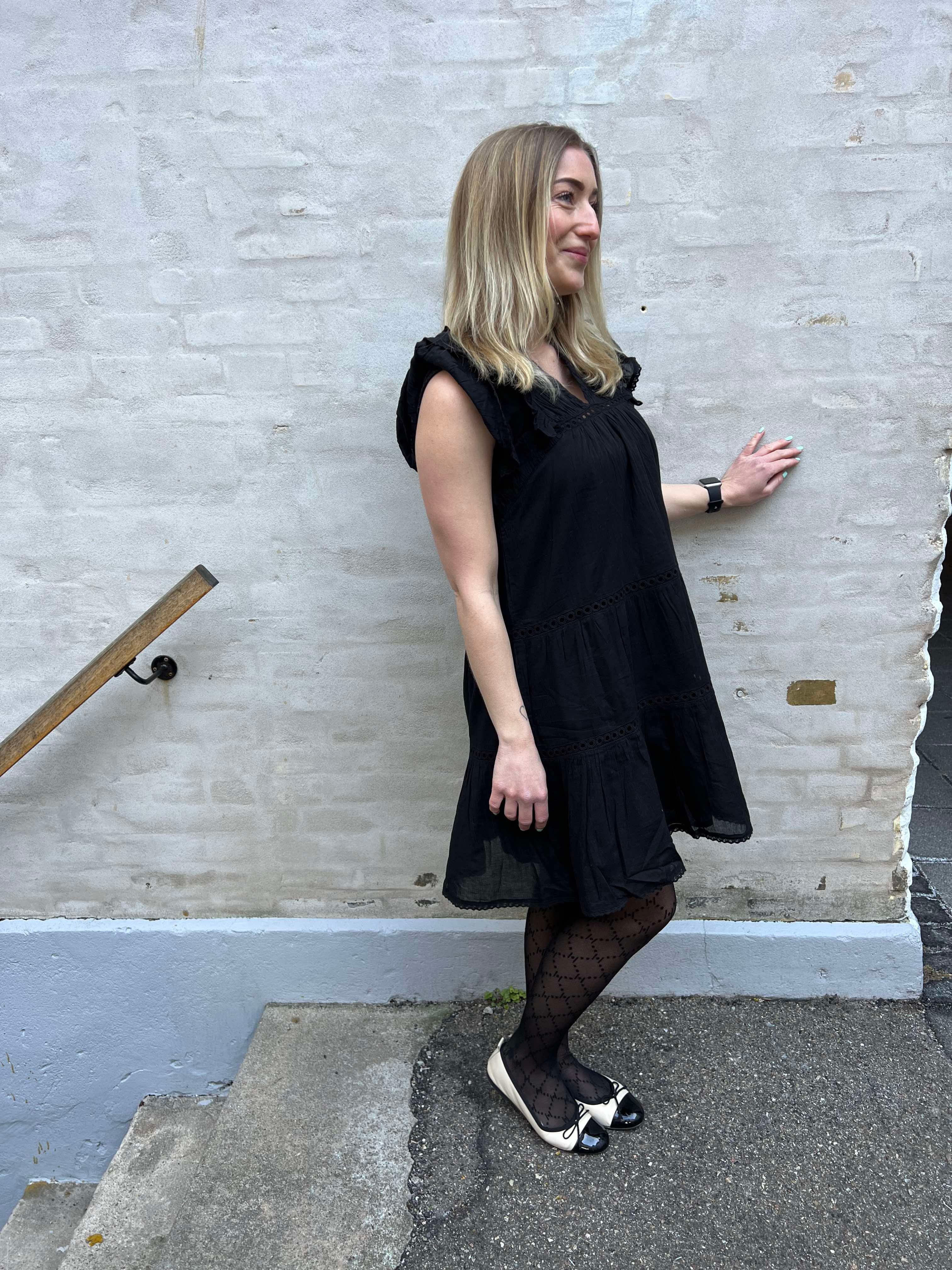 Jamma Voile dress black