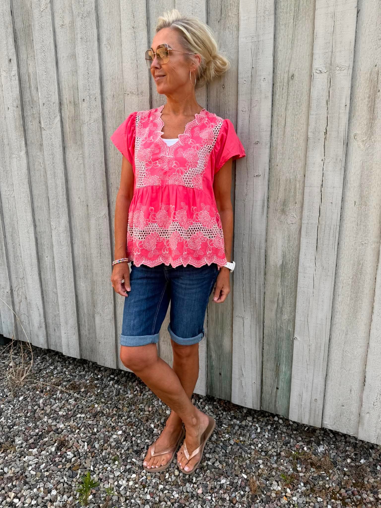 Jane MW Bermuda - Dark Blue Denim