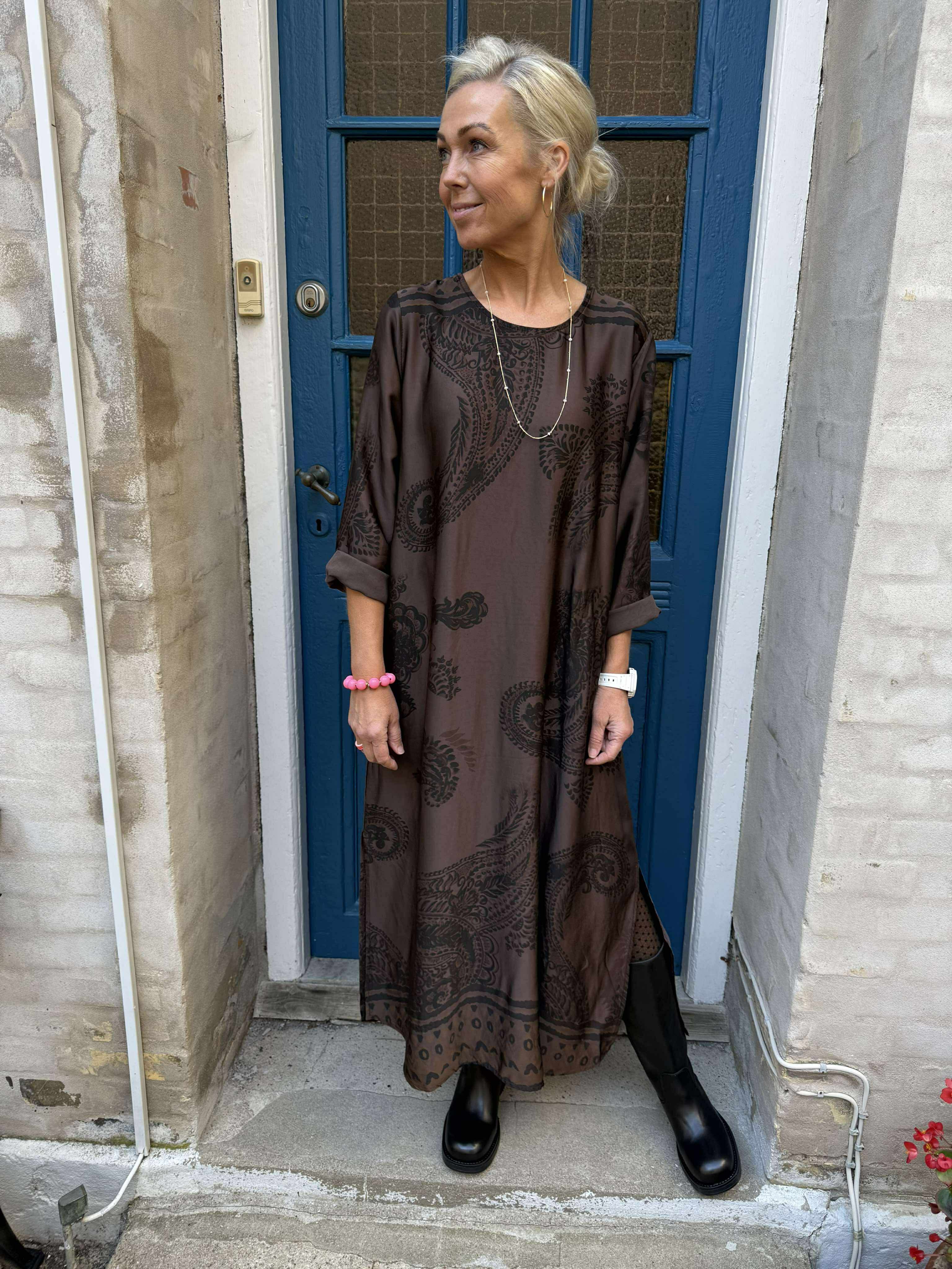 JASMINE long dress - Coffee