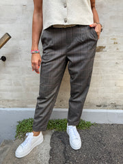 Lisa Slim Pant - Black/Humus