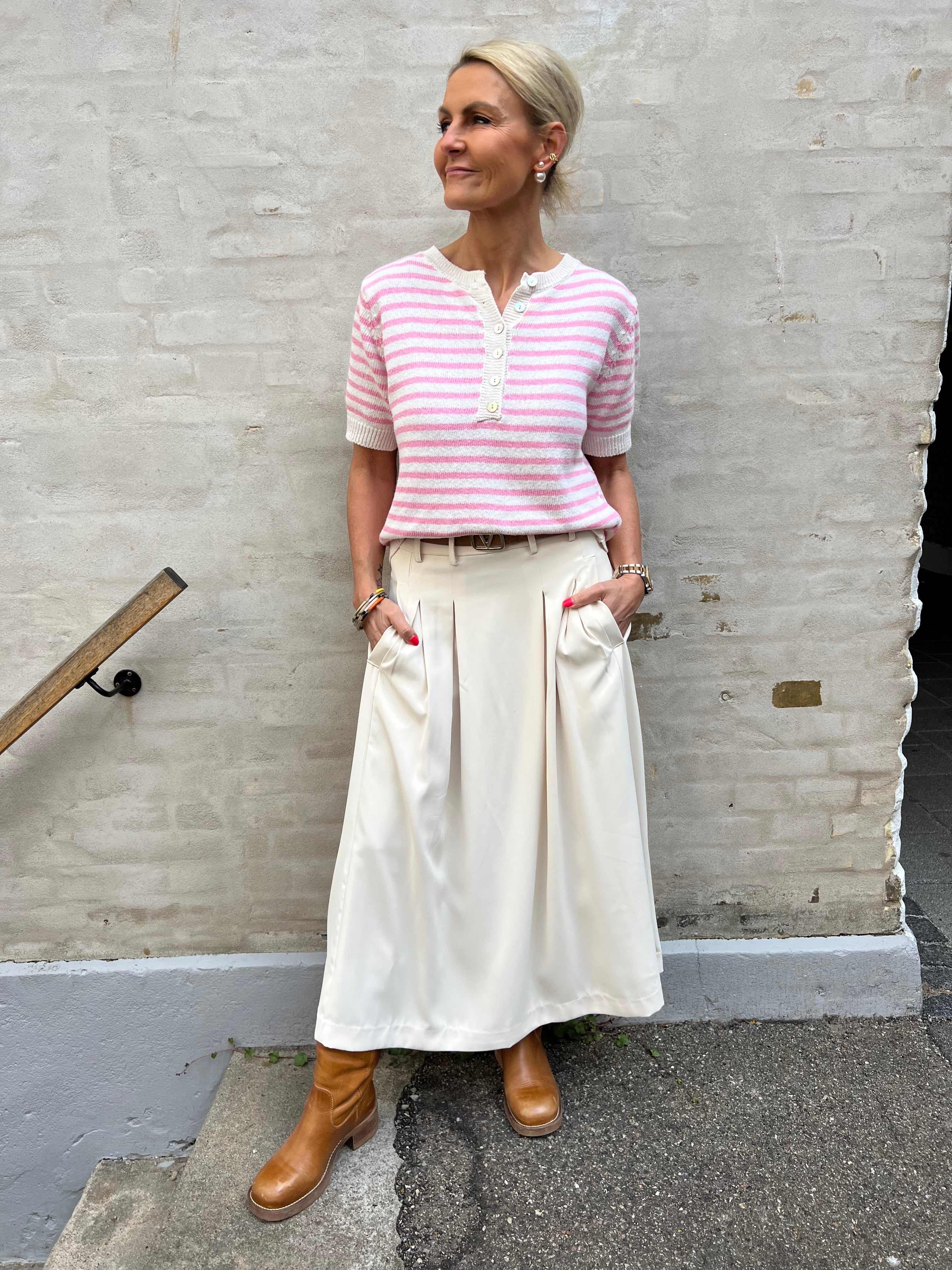Anya pleat skirt bone