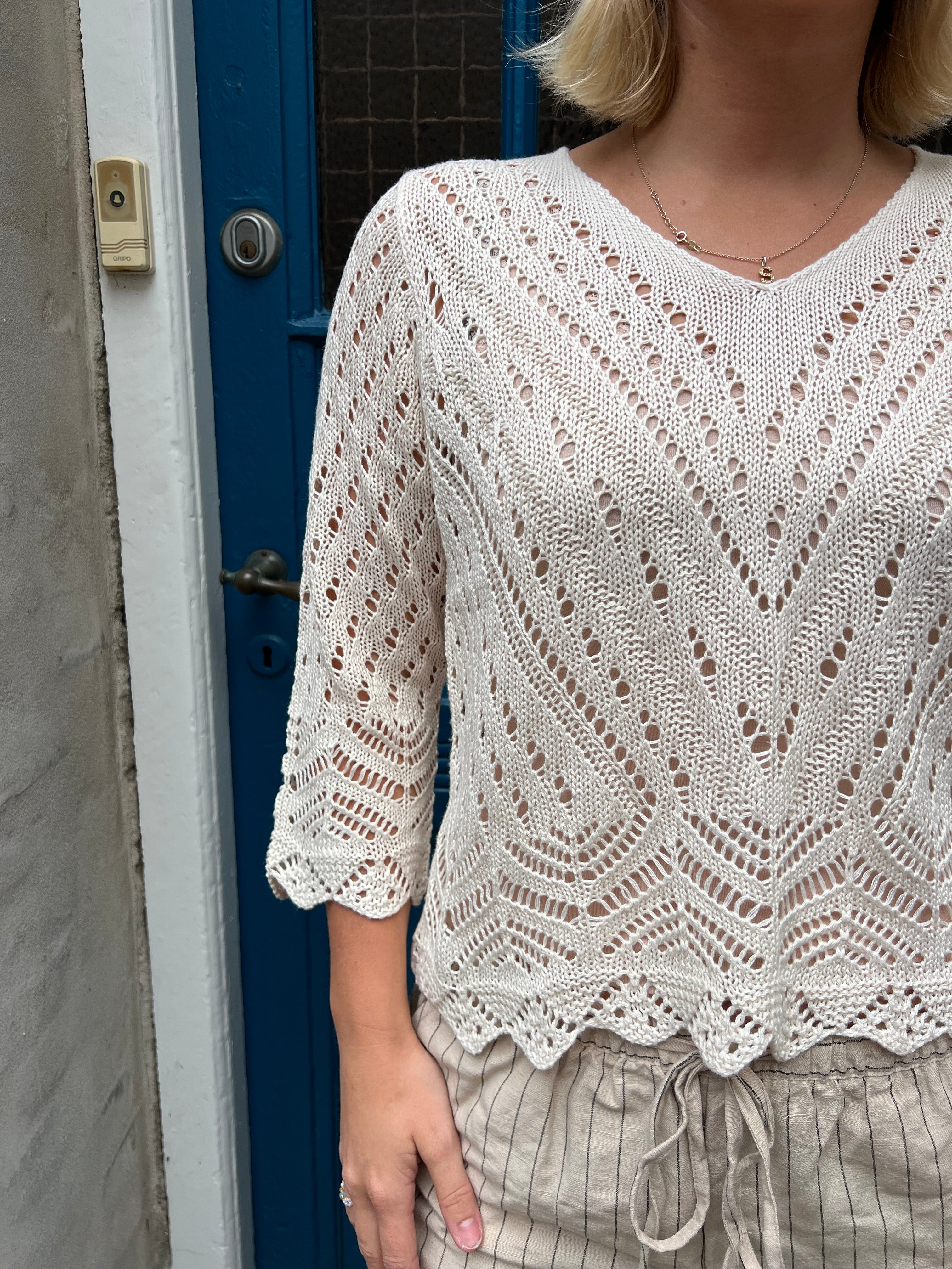 New Sun Cropped Pullover Tapioca