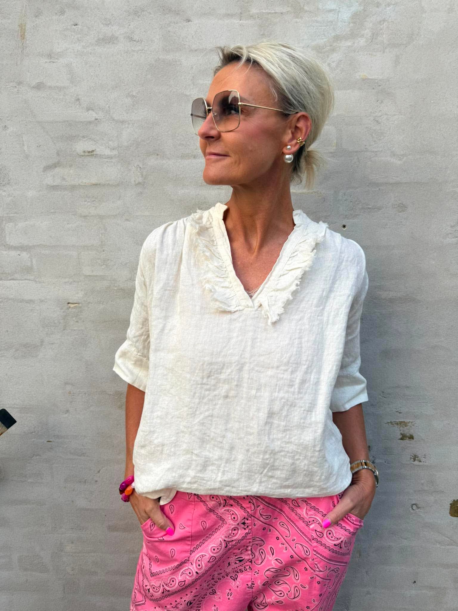 Lino Blouse - Burro