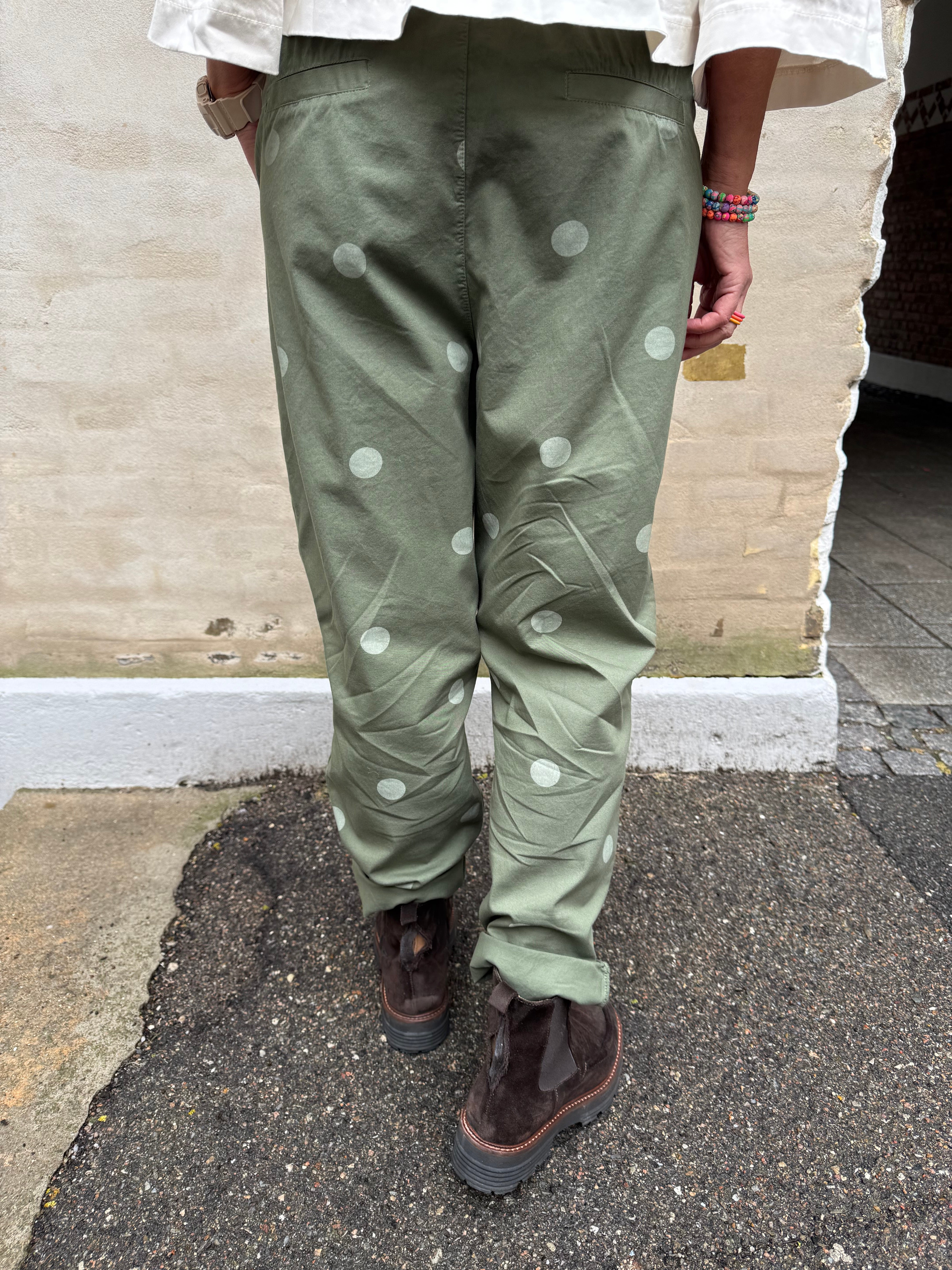 Dot Pants - Green
