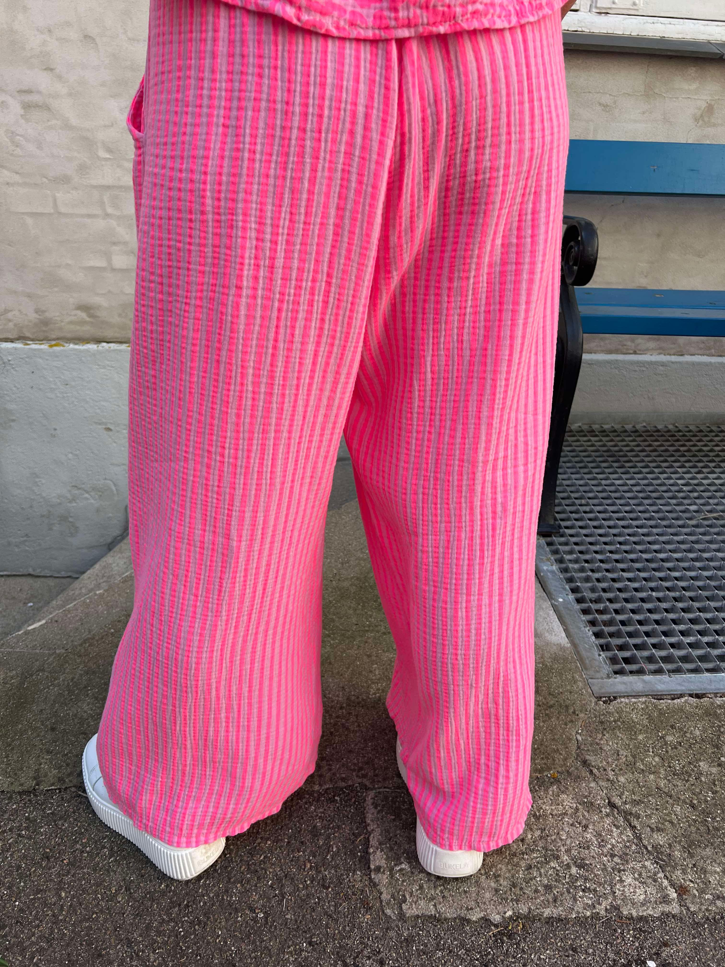 Diddy pant strib pink