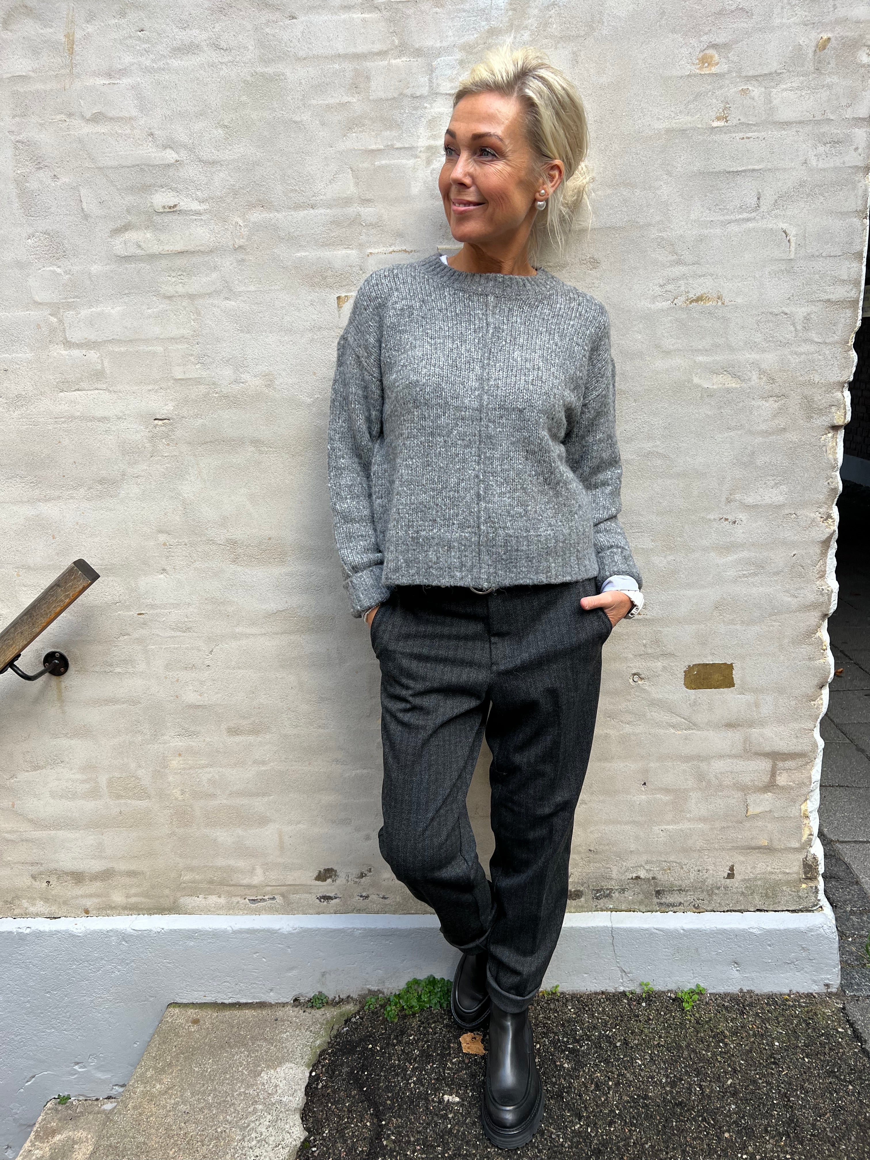 Chino Fishbone - Black