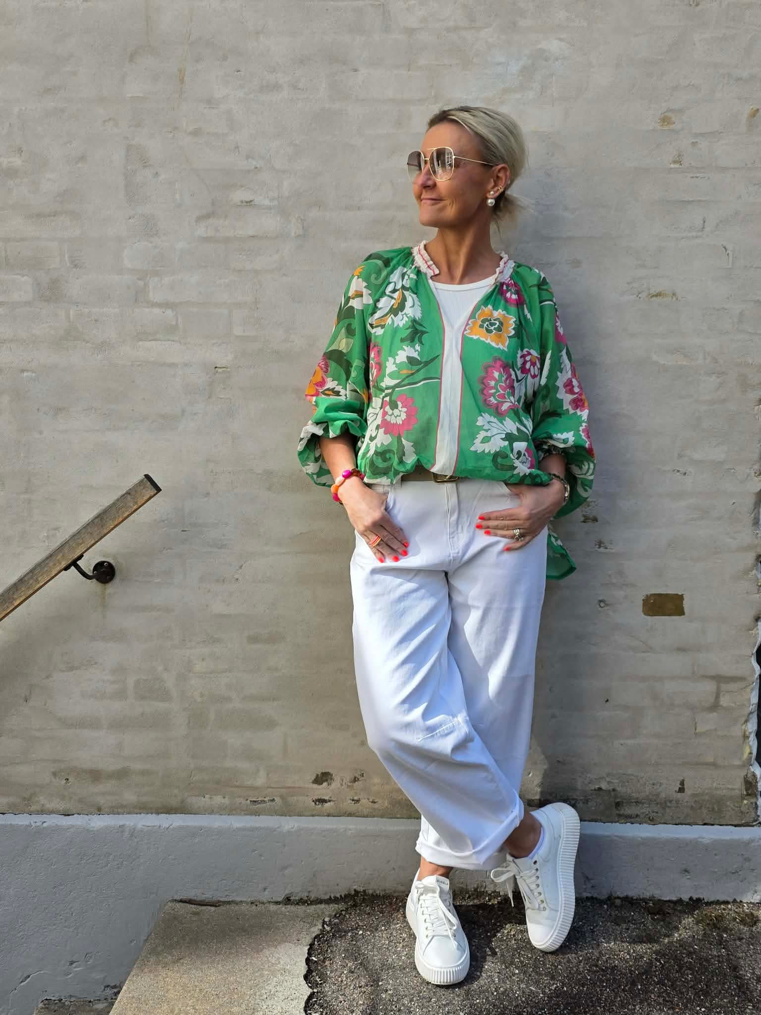 PREORDER-Elvira Blouse - Green