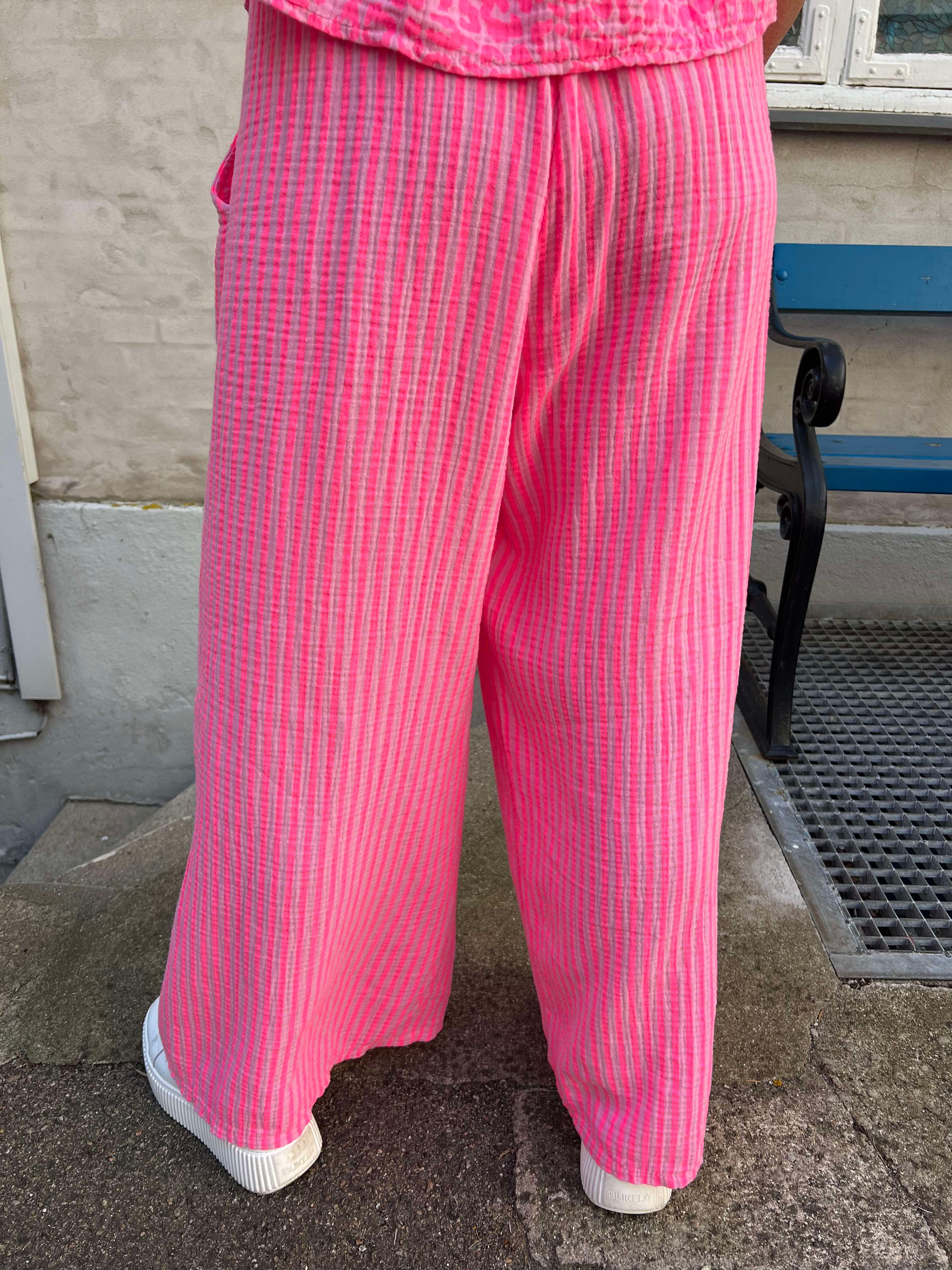 Diddy pant strib pink