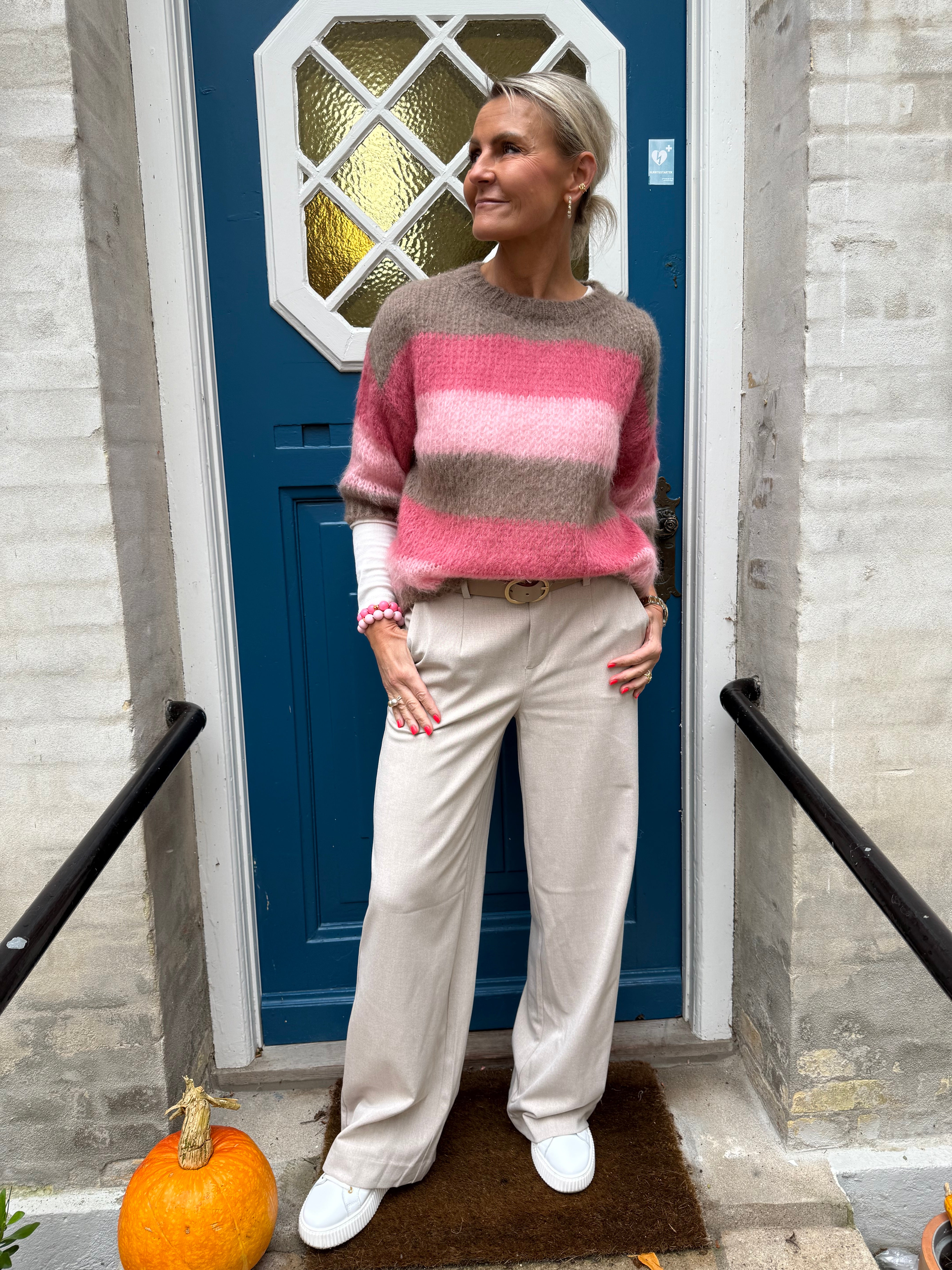 Lisa WIDE pant - Humus Melange