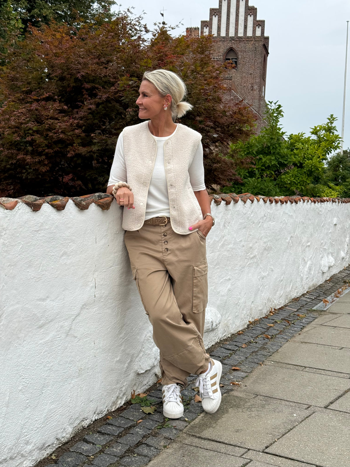 Leopanto Pants - Beige