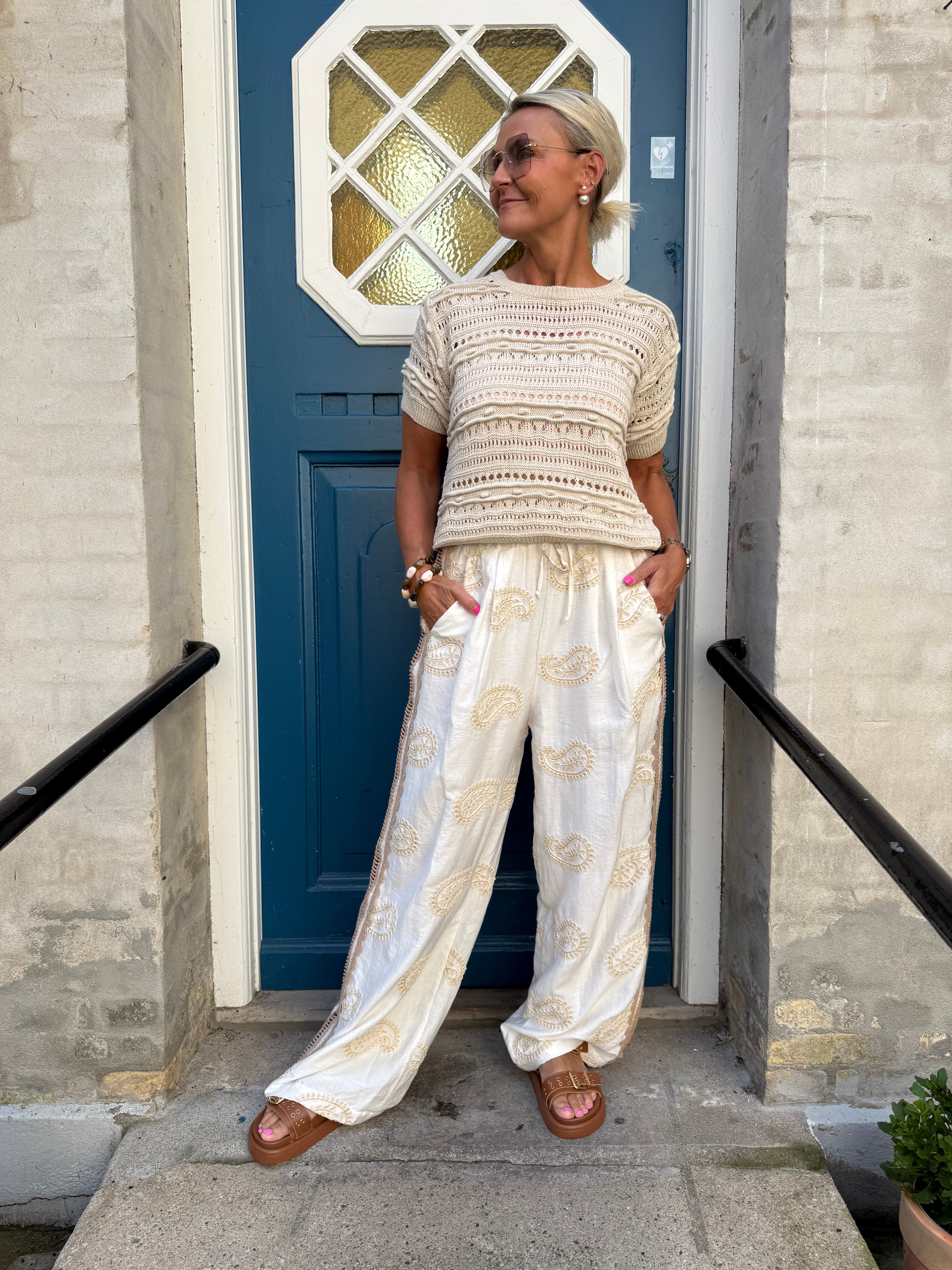 Stesso Knitted Shirt - Off White