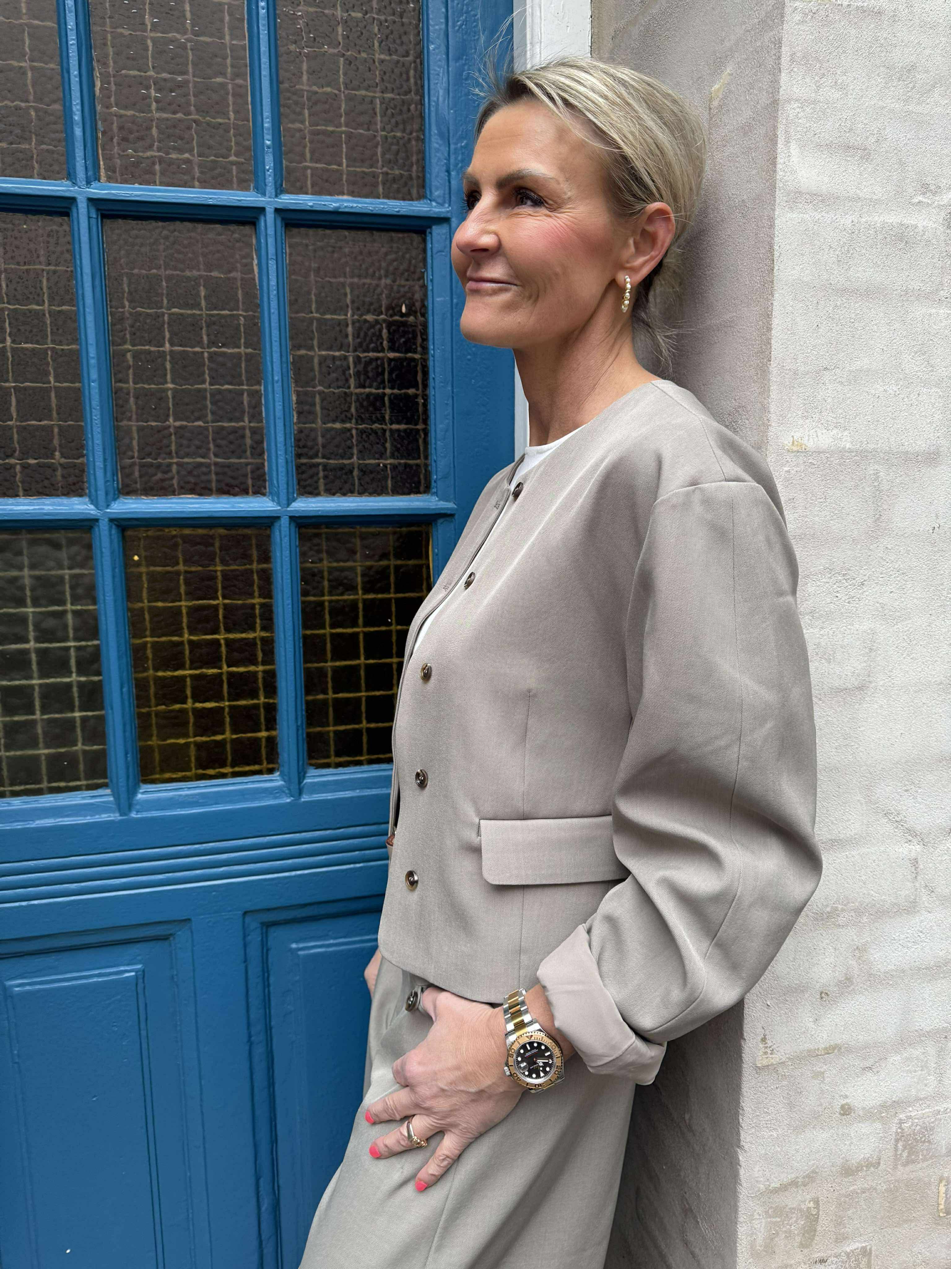 Aranti Structure Curve Jacka - Varmgrå