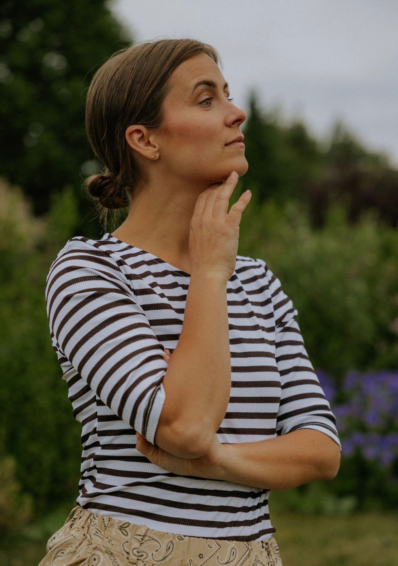 Everyday Stripes Blus - Svart