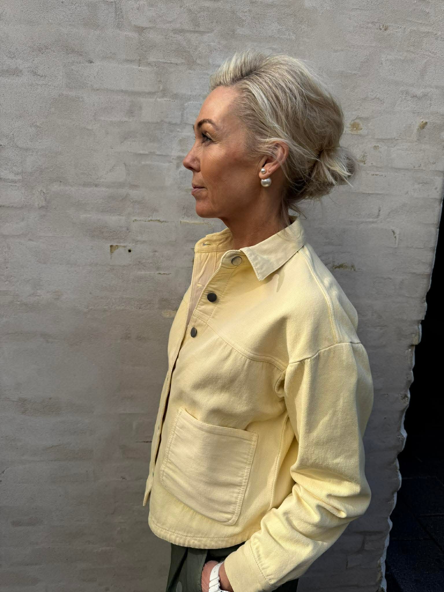 NOMA L/S SHACKET - Double Cream