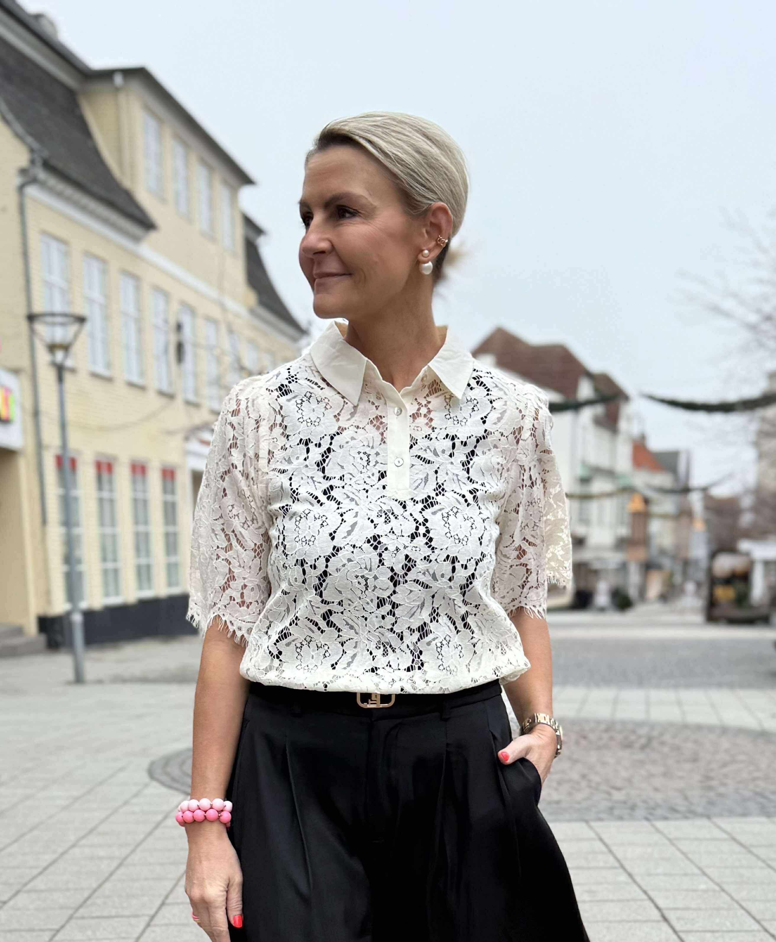 Paloma Lace Blouse - Off White