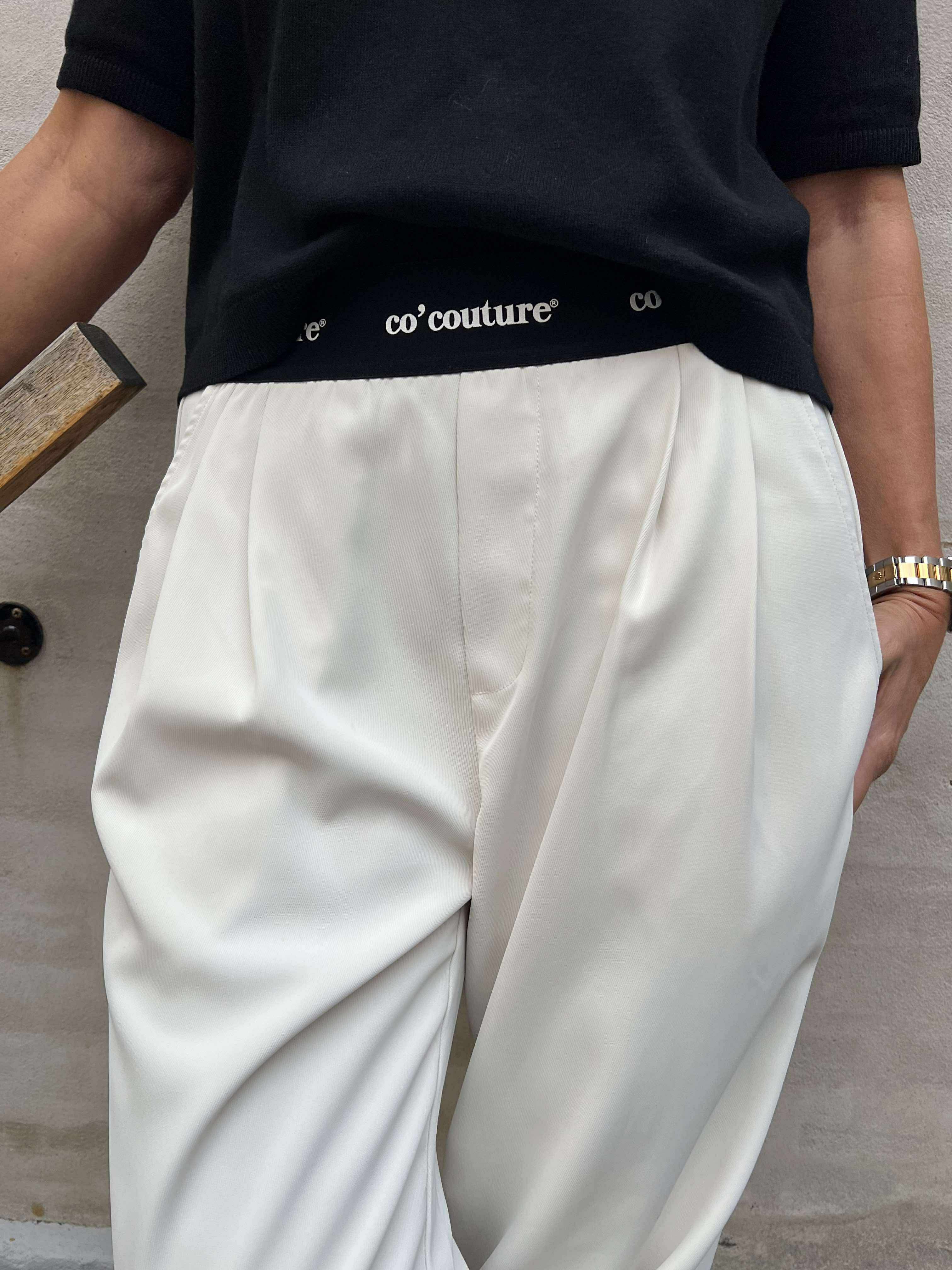AminaCC logo pant bone