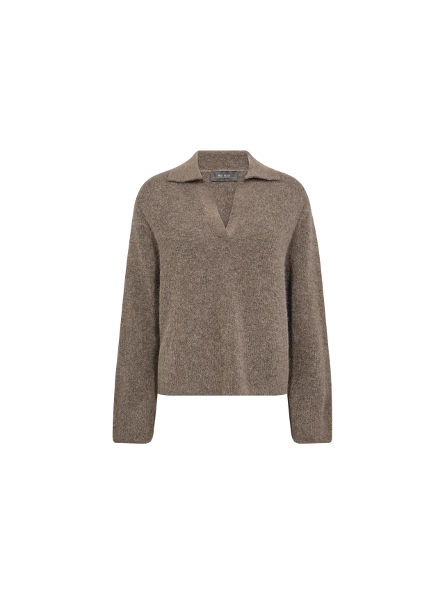 Thora Aidy Polo Knit - Falcon