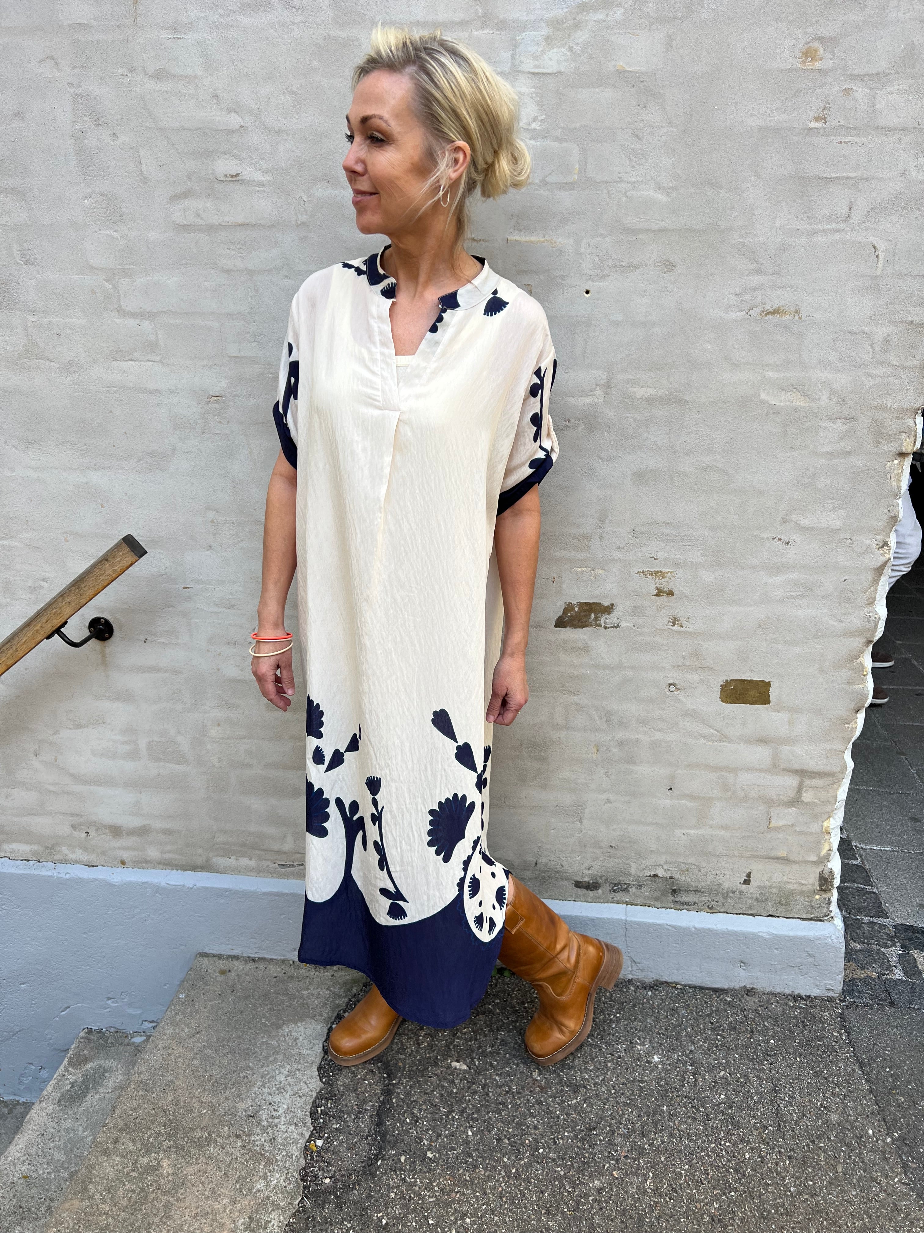 Helma dress blue