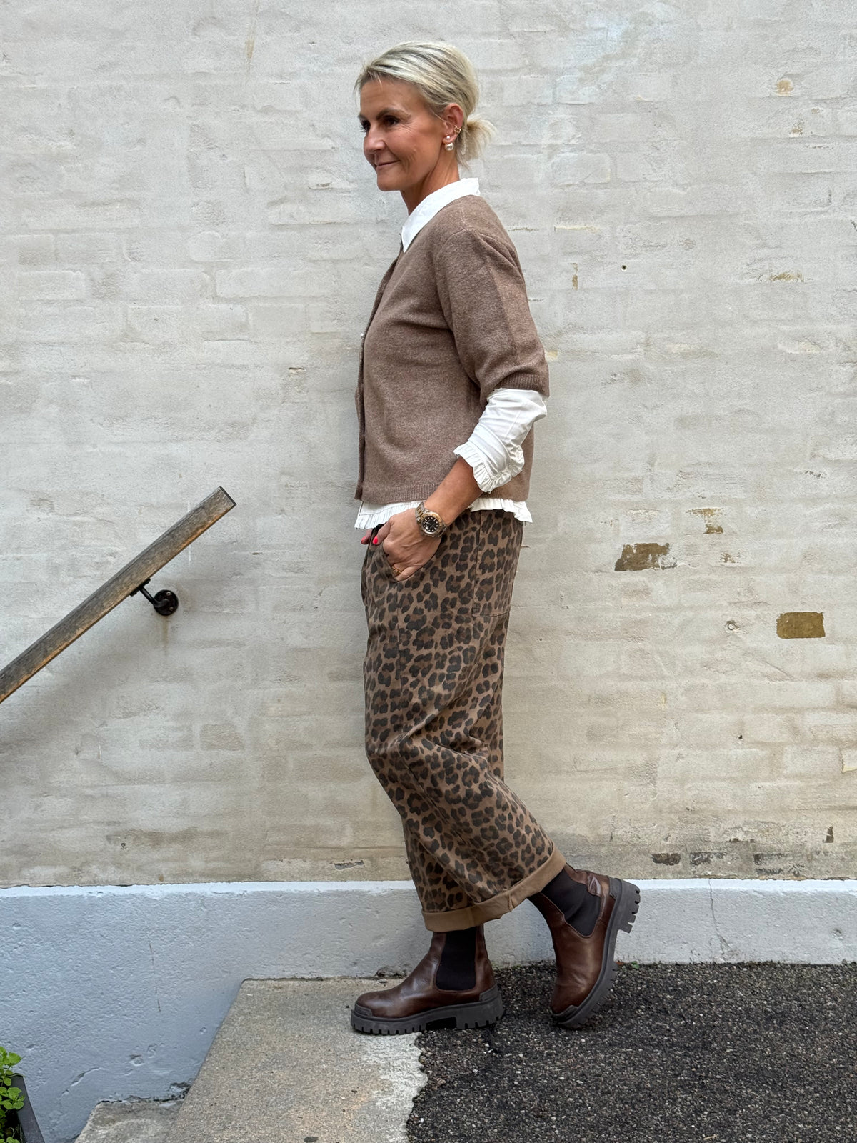 Paola Animalier Pants - Camel