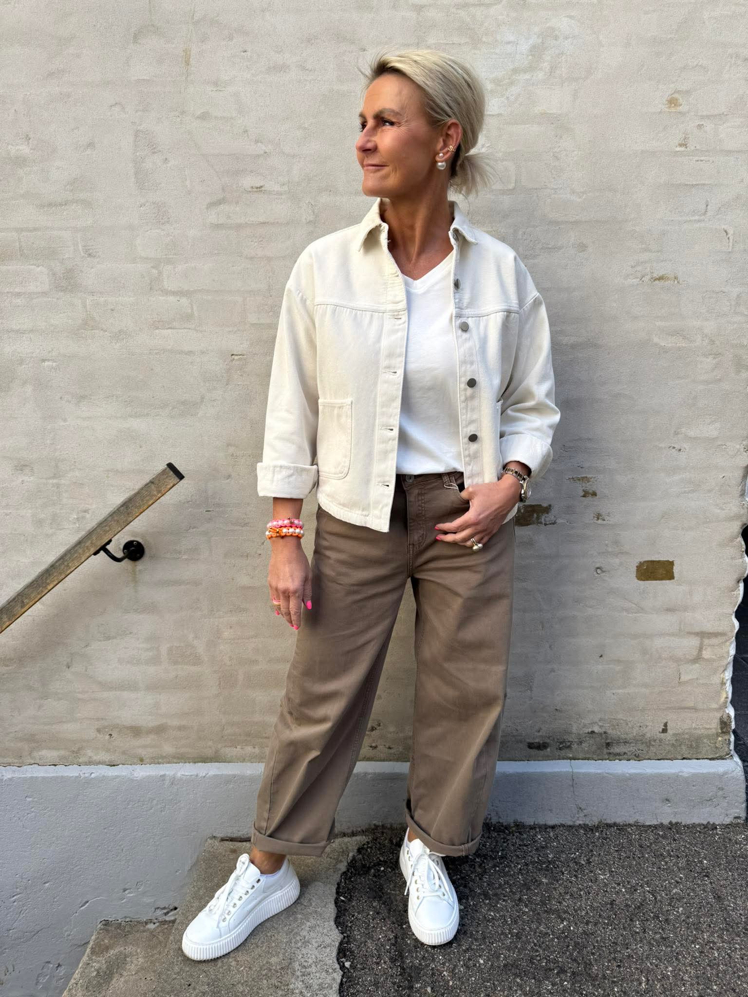 NOMA L/S SHACKET - Ecru