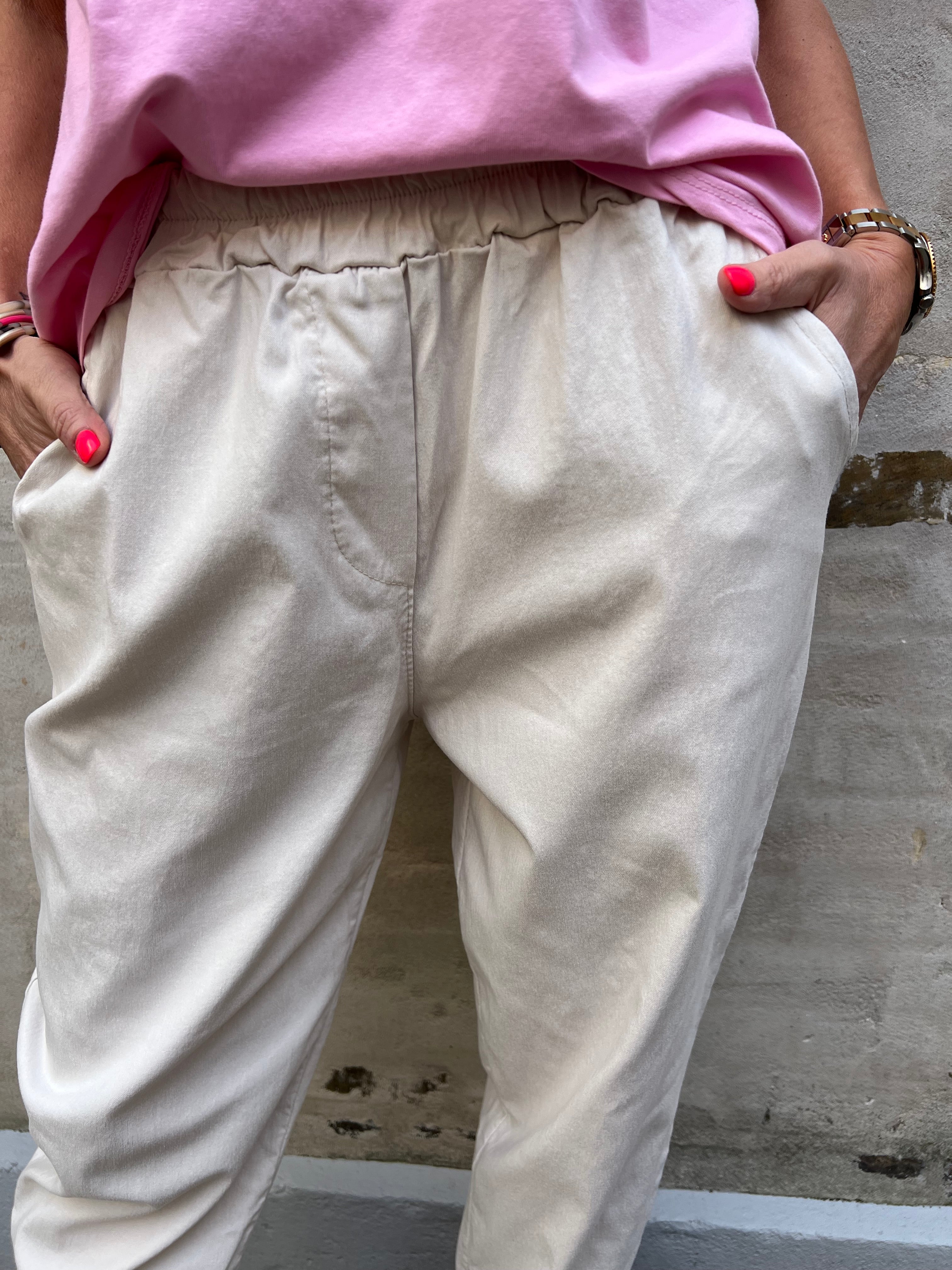 PREORDER-Raffaella pants beige