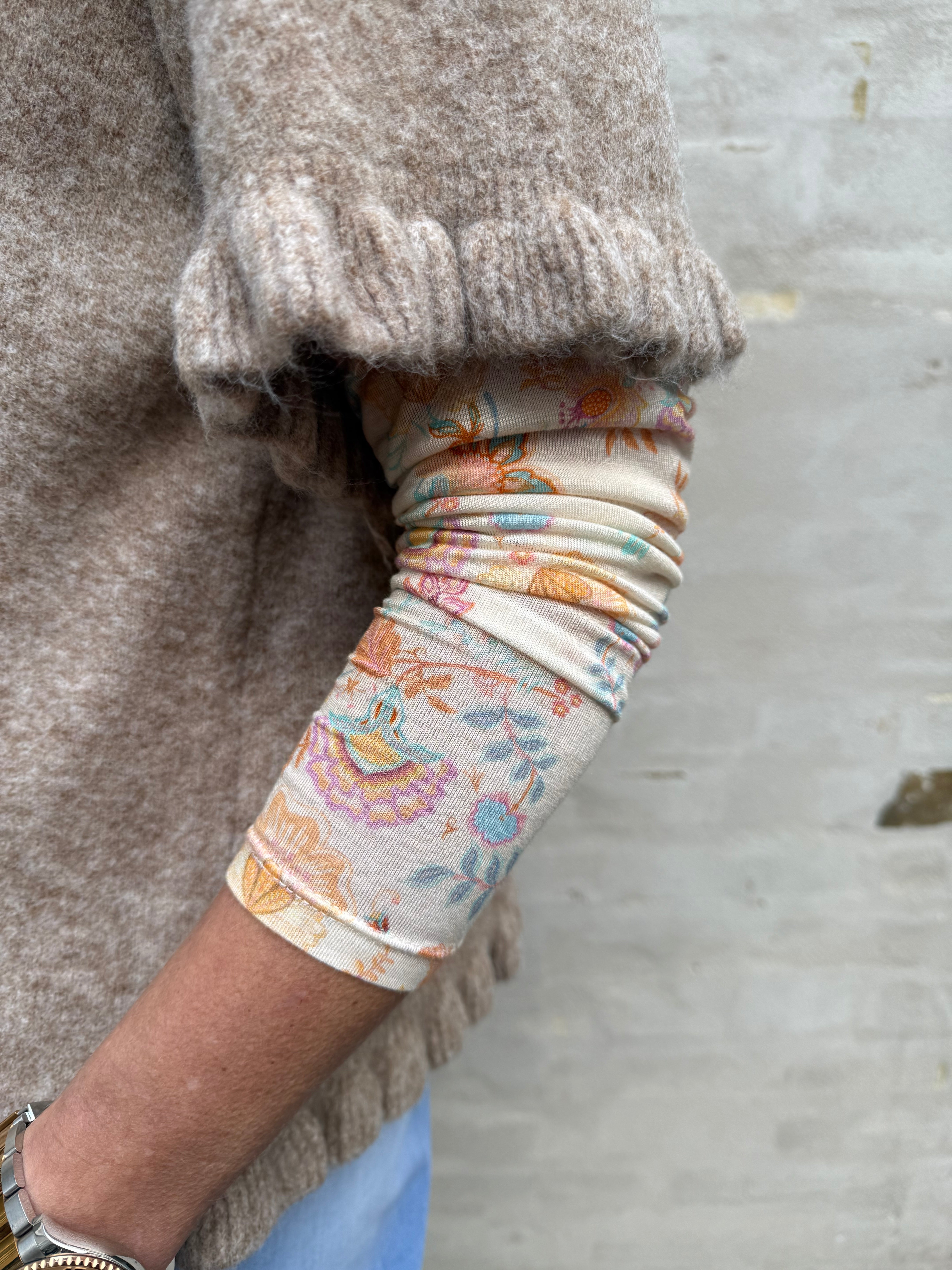 Elissa LS Tee - Beige