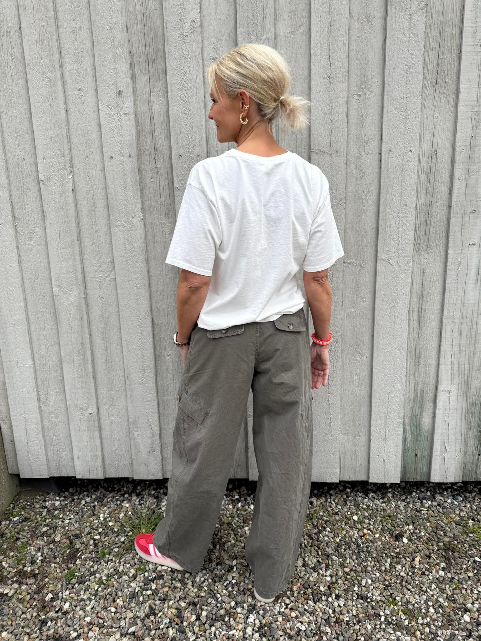 EvelynCC Barrel Pant - Army