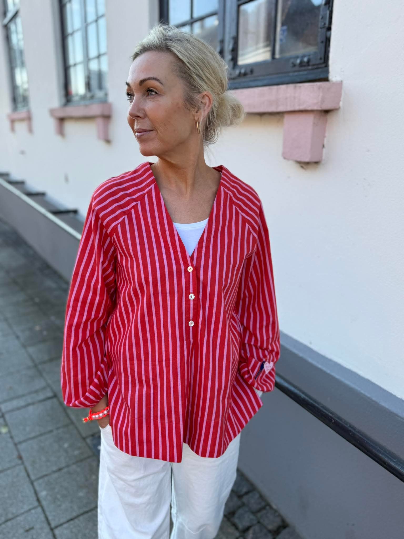 Ulrikke shirt - light pink red