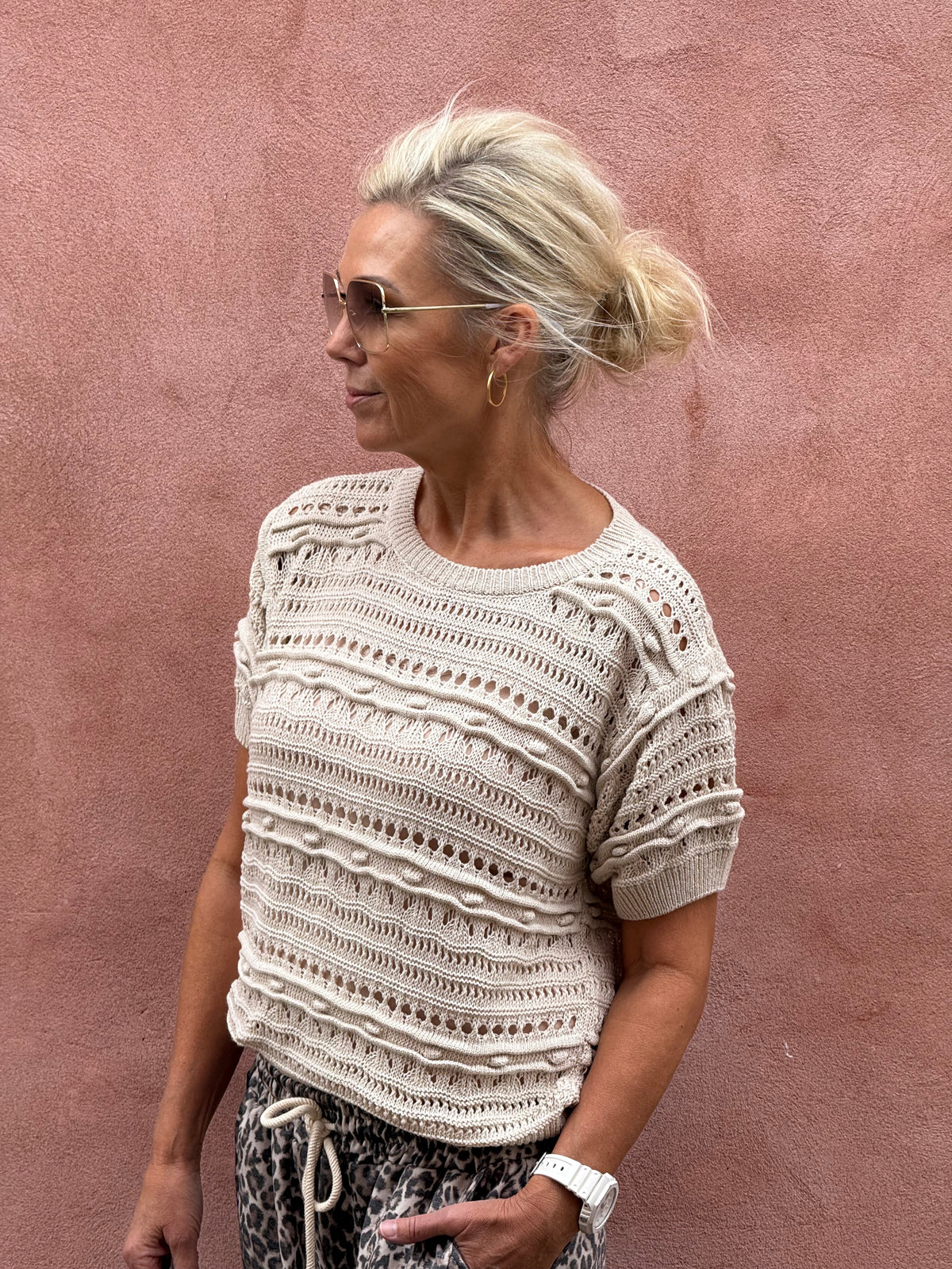 Stesso Knitted Shirt - Off White