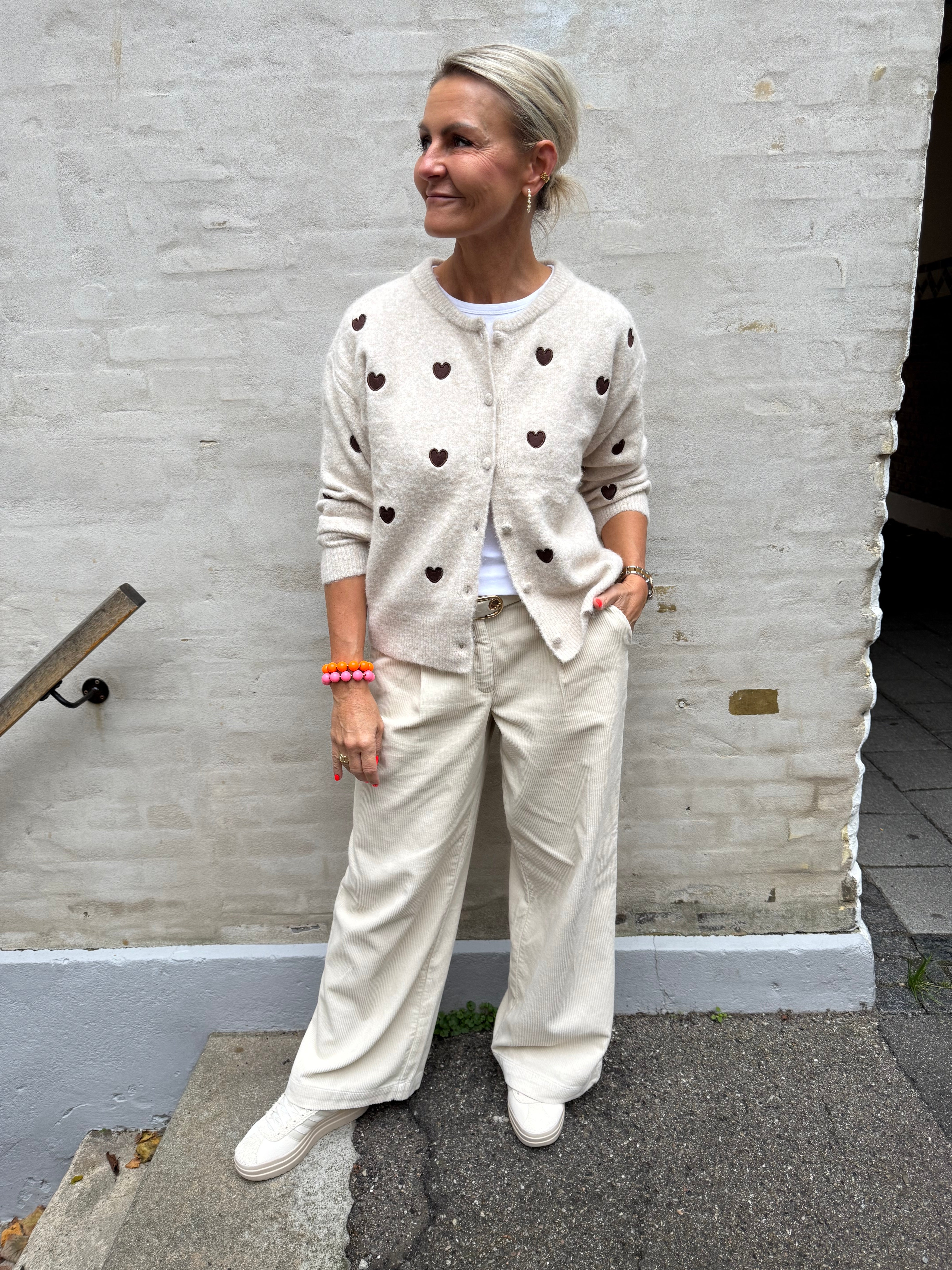 SHIRAZ ASHER HW WIDE PANT - Moonbeam