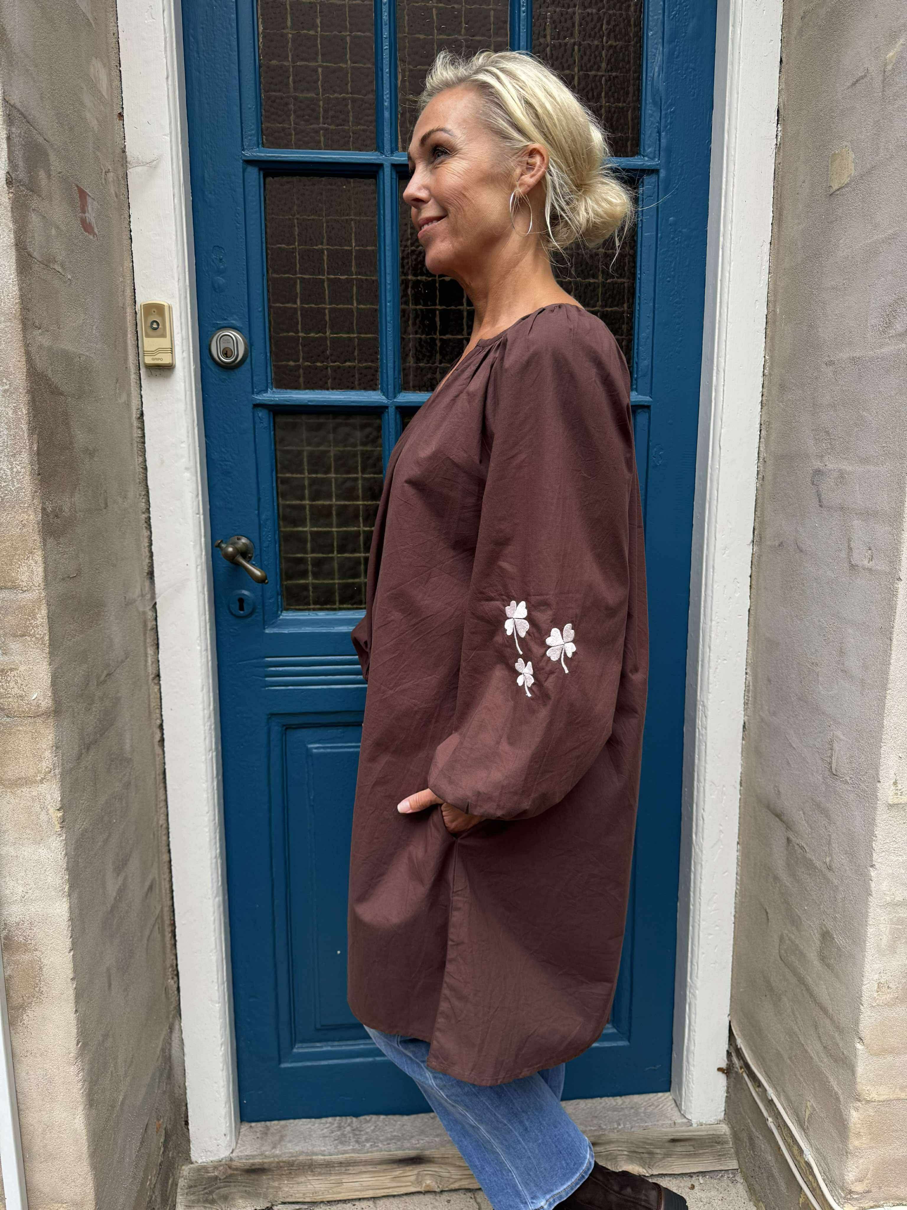 The good luck tunic - Chocolate brown