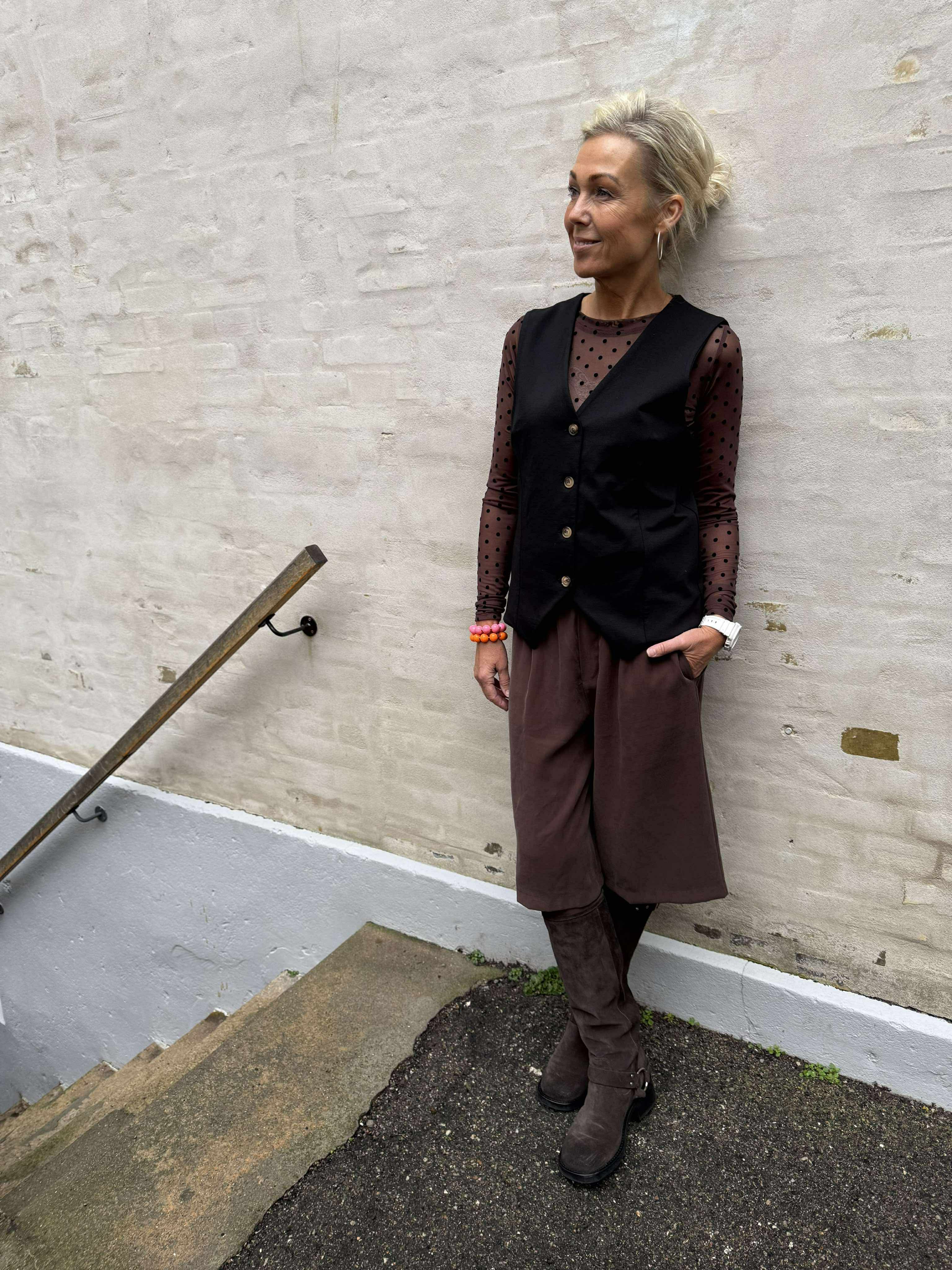 CASBA long shorts - Coffee