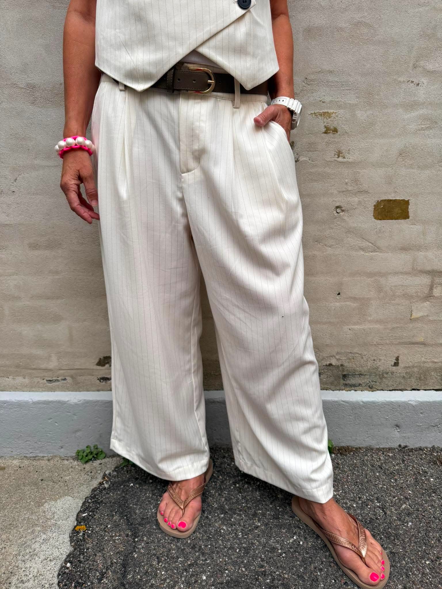 Nilea Trousers - Whitecap