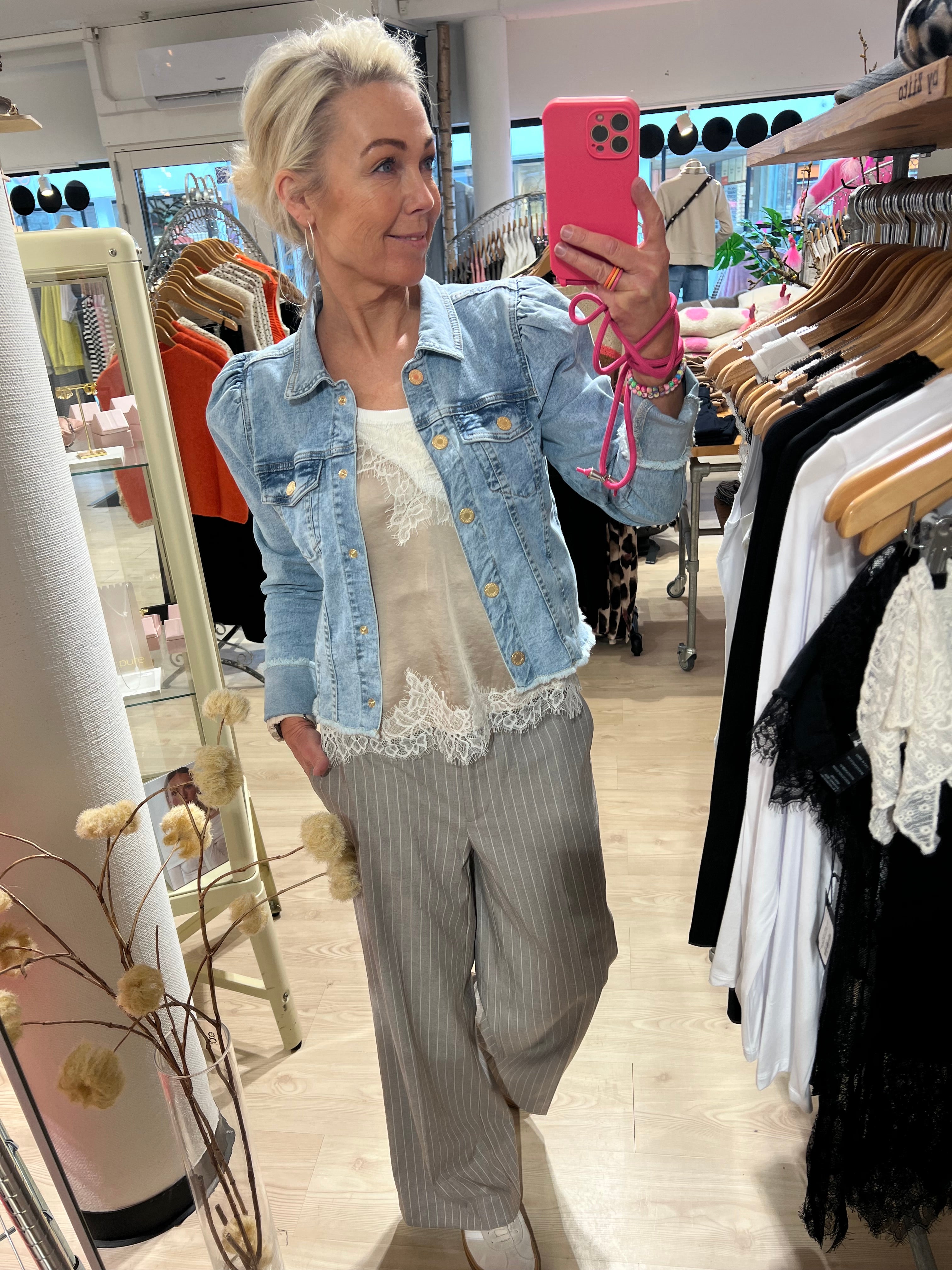 LouiseGO Jo Jacket - Light Blue Denim