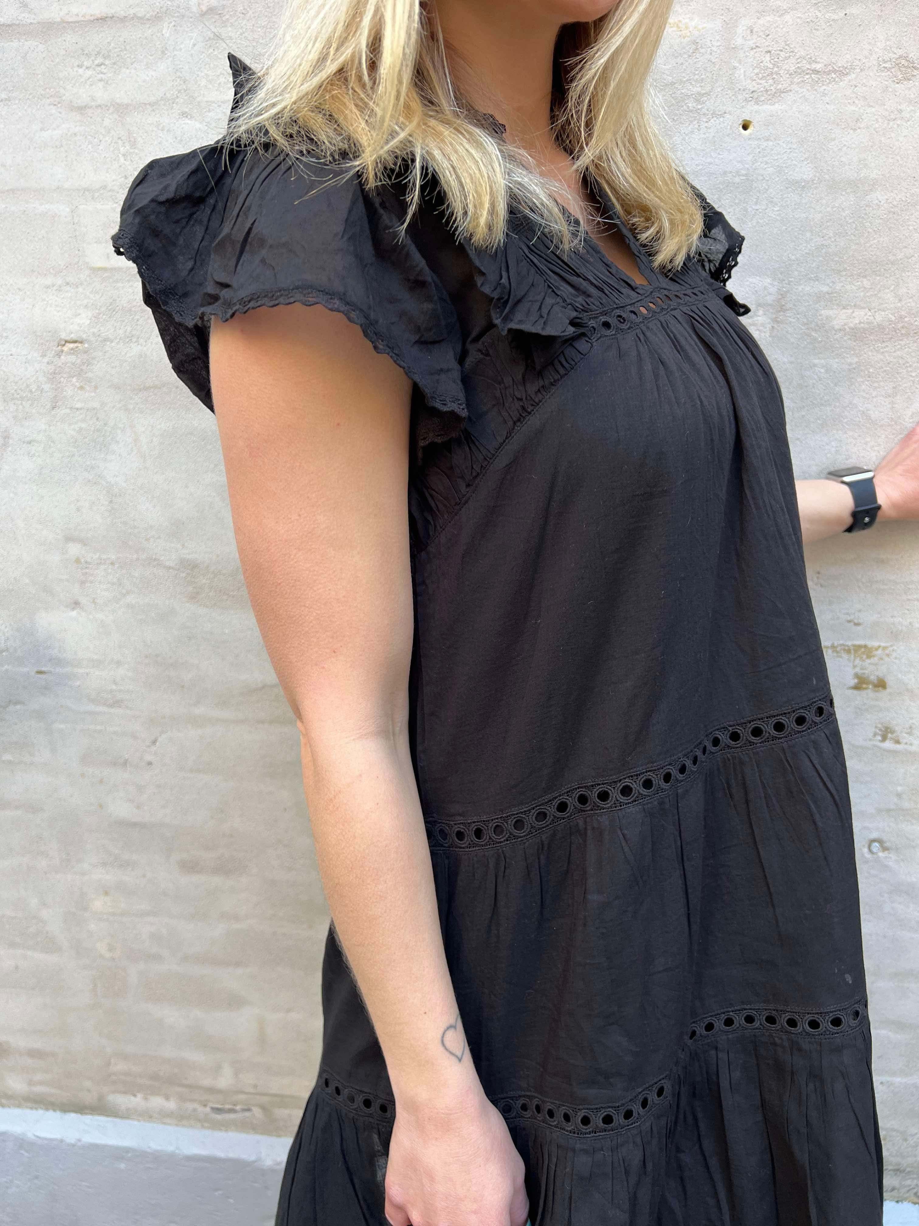 Jamma Voile dress black