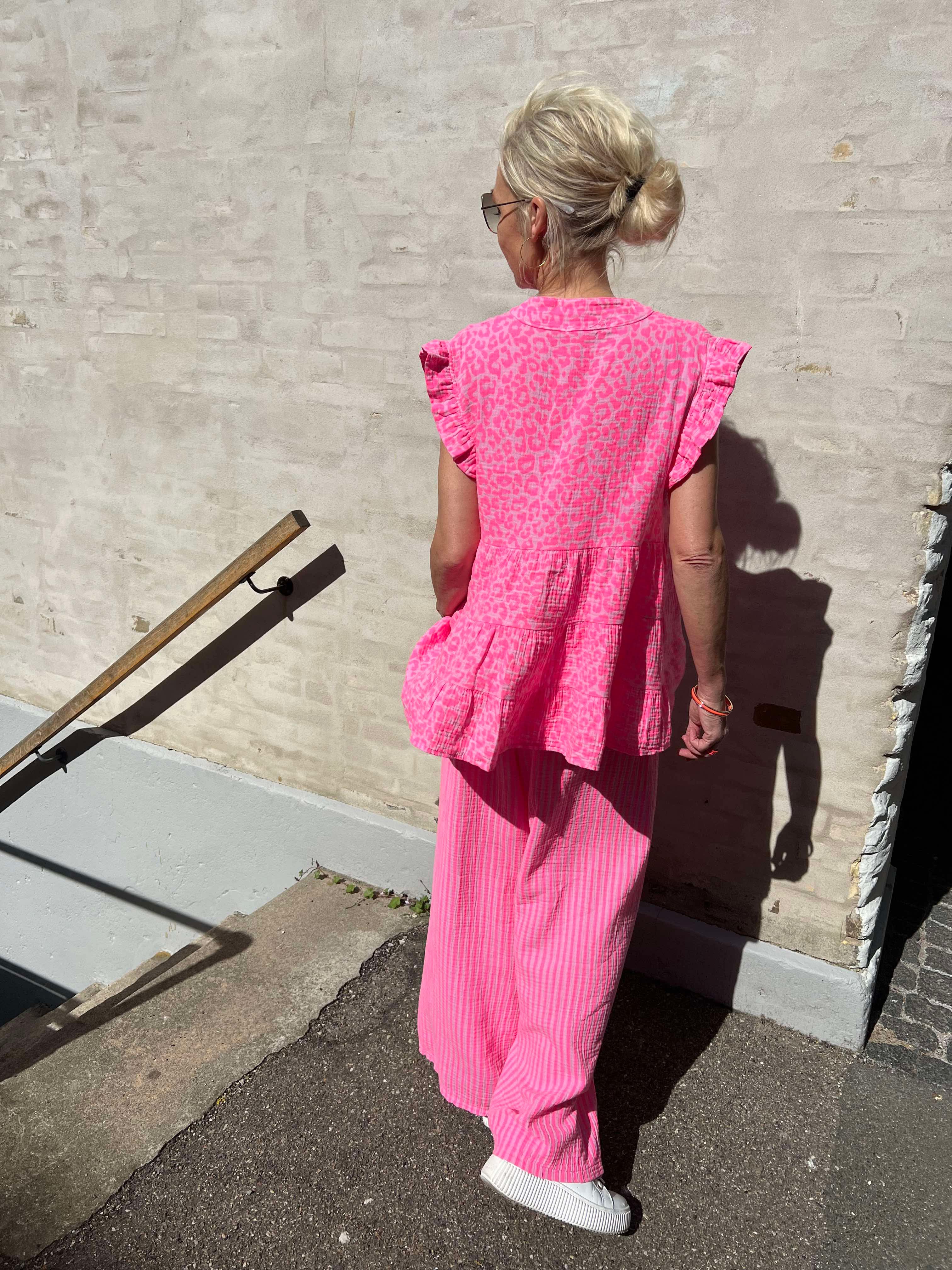 Diddy pant strib pink