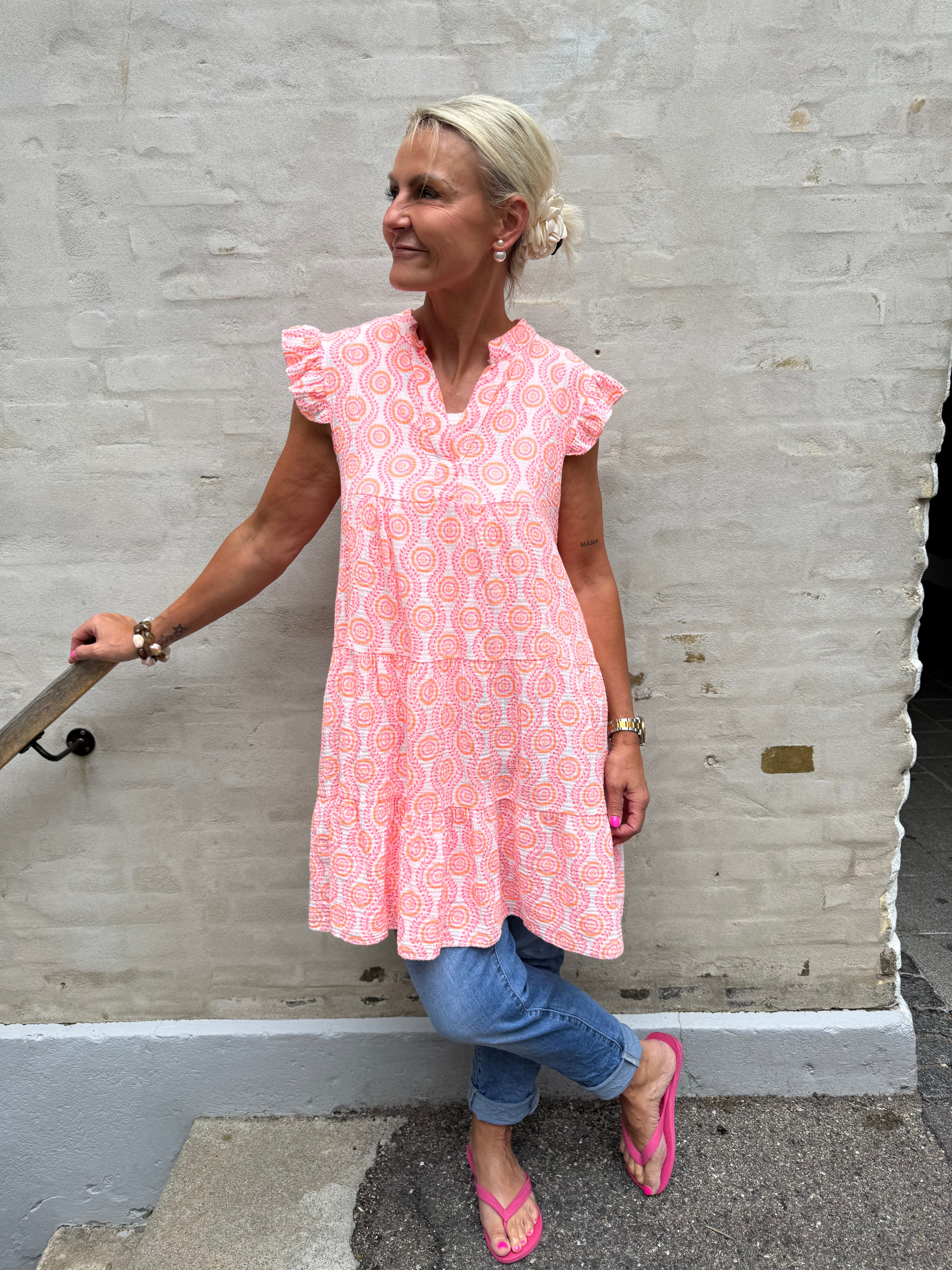Sif Dress - Pink/Orange