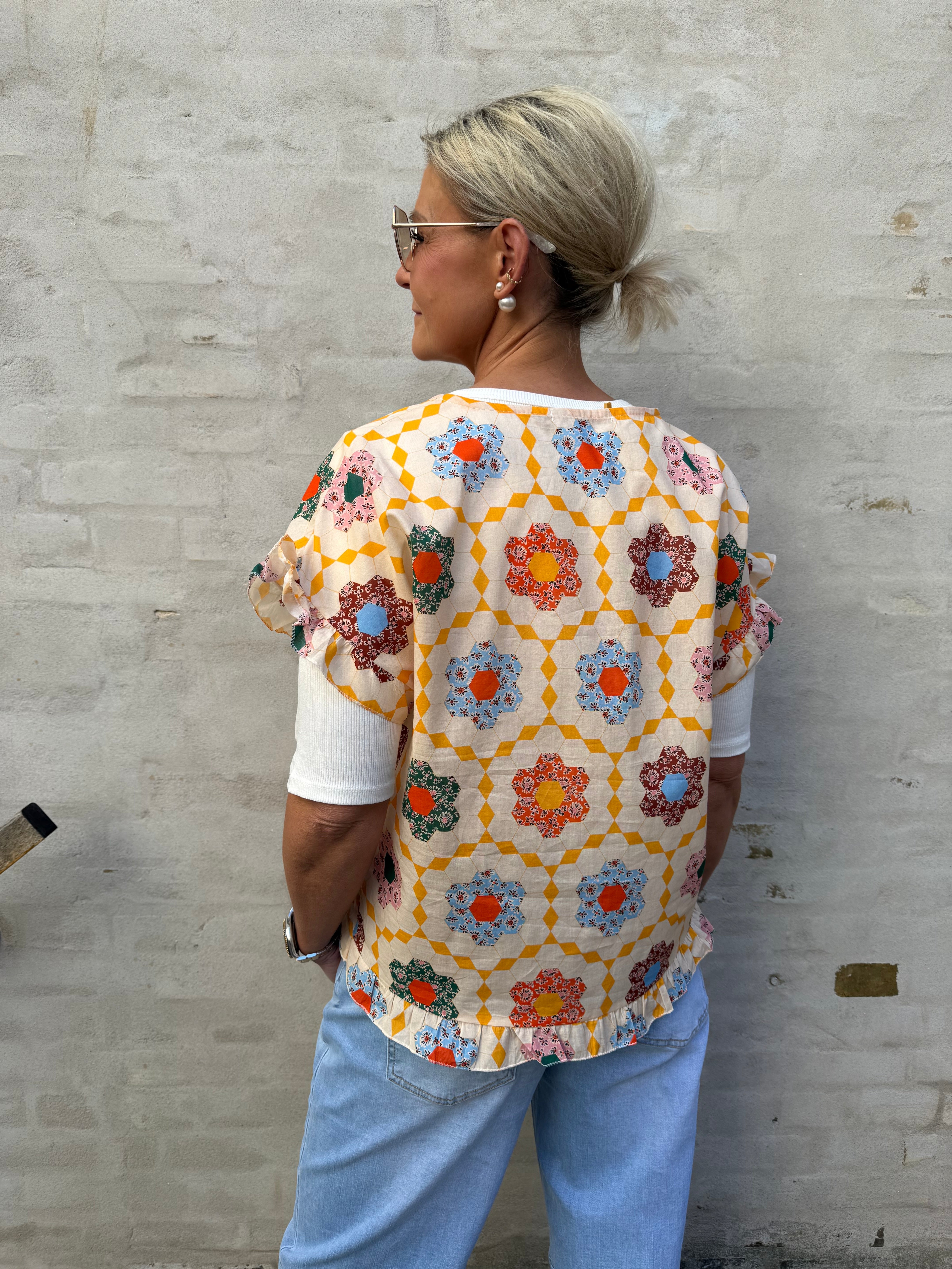 Kasimira Top - Stamperia Rosso