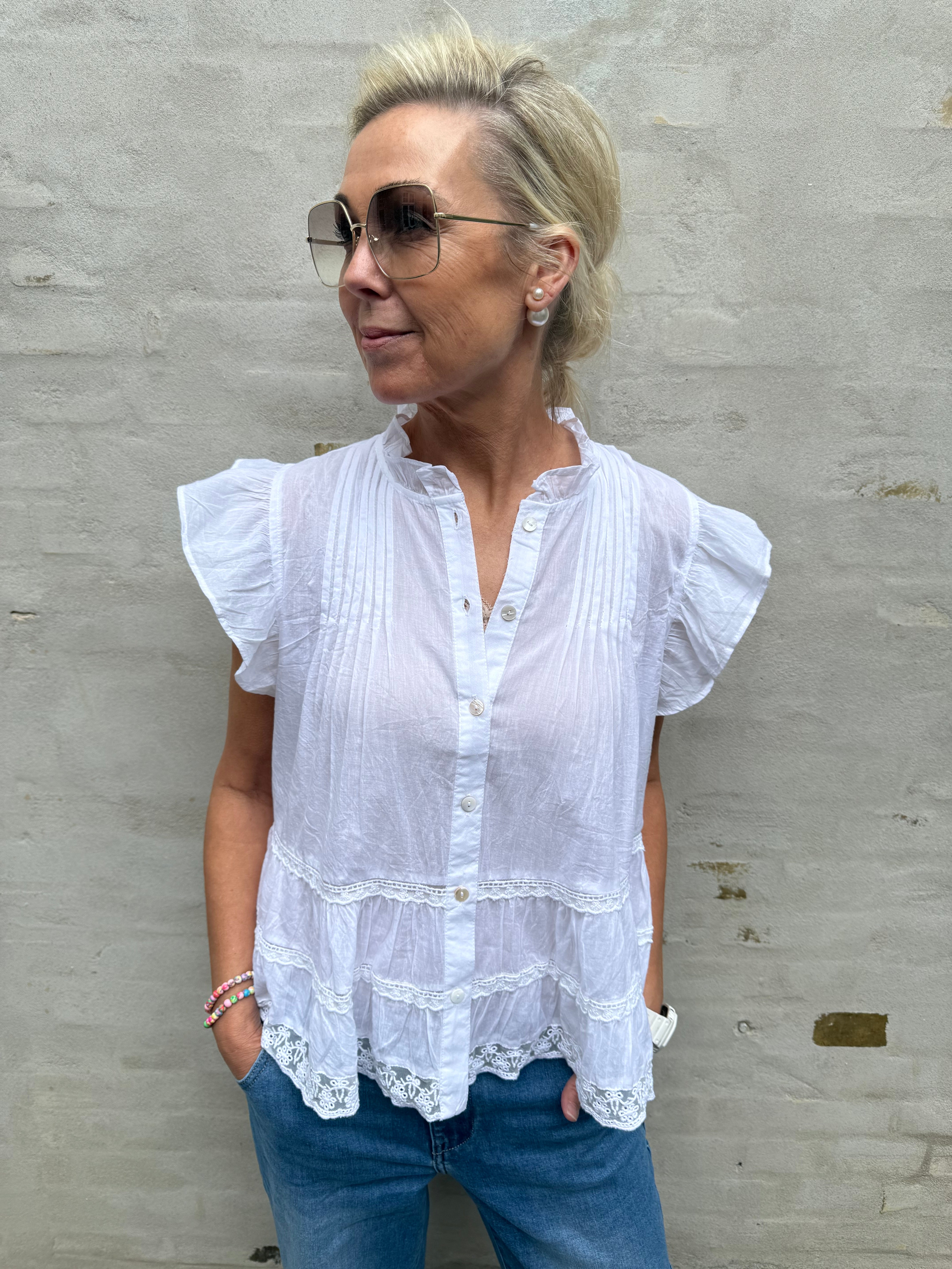 Audrey Top - White