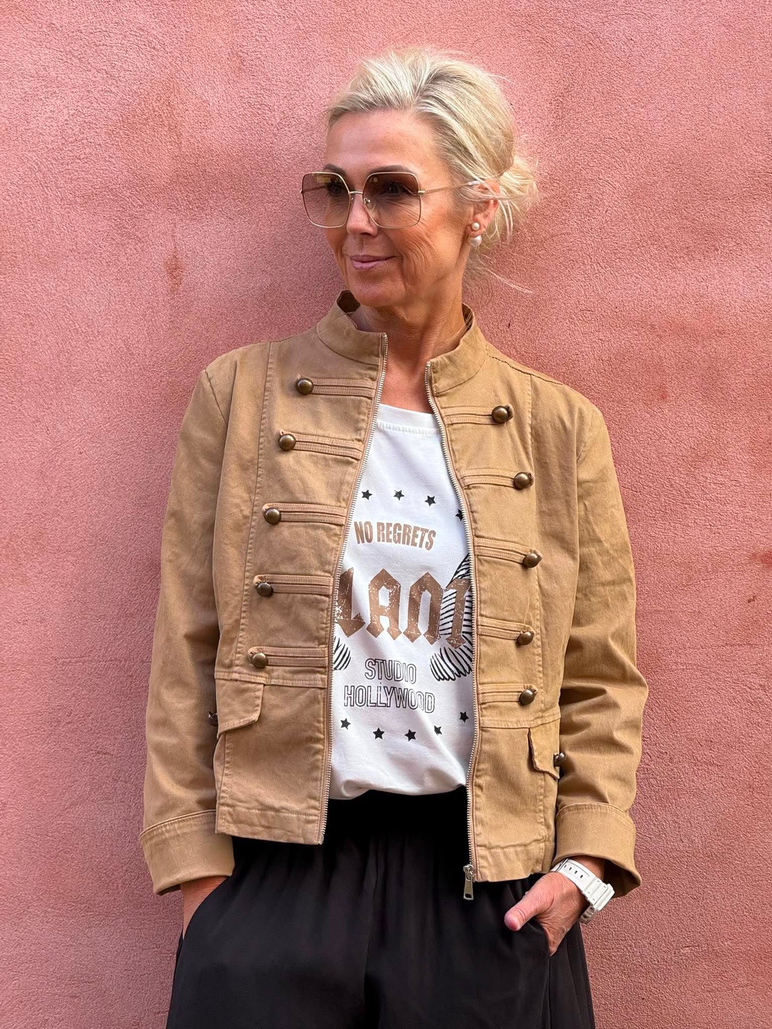 PREORDER-Baldoni Jacket - Camel