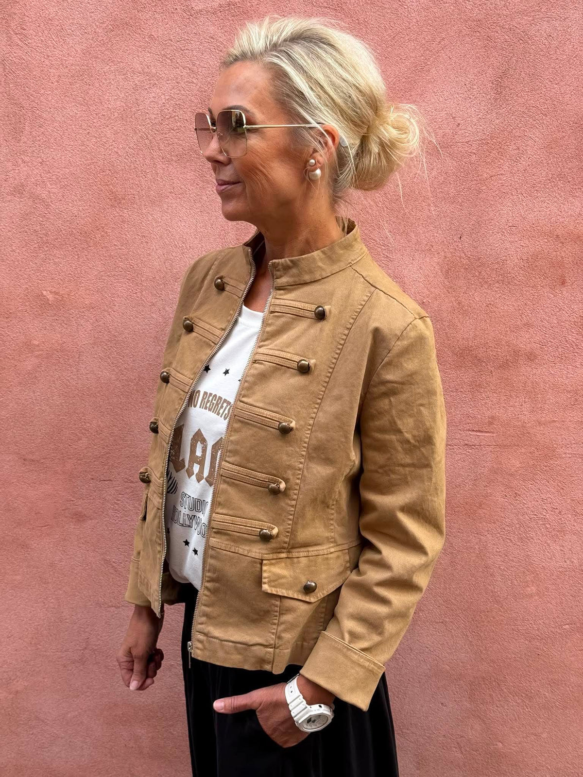 PREORDER-Baldoni Jacket - Camel