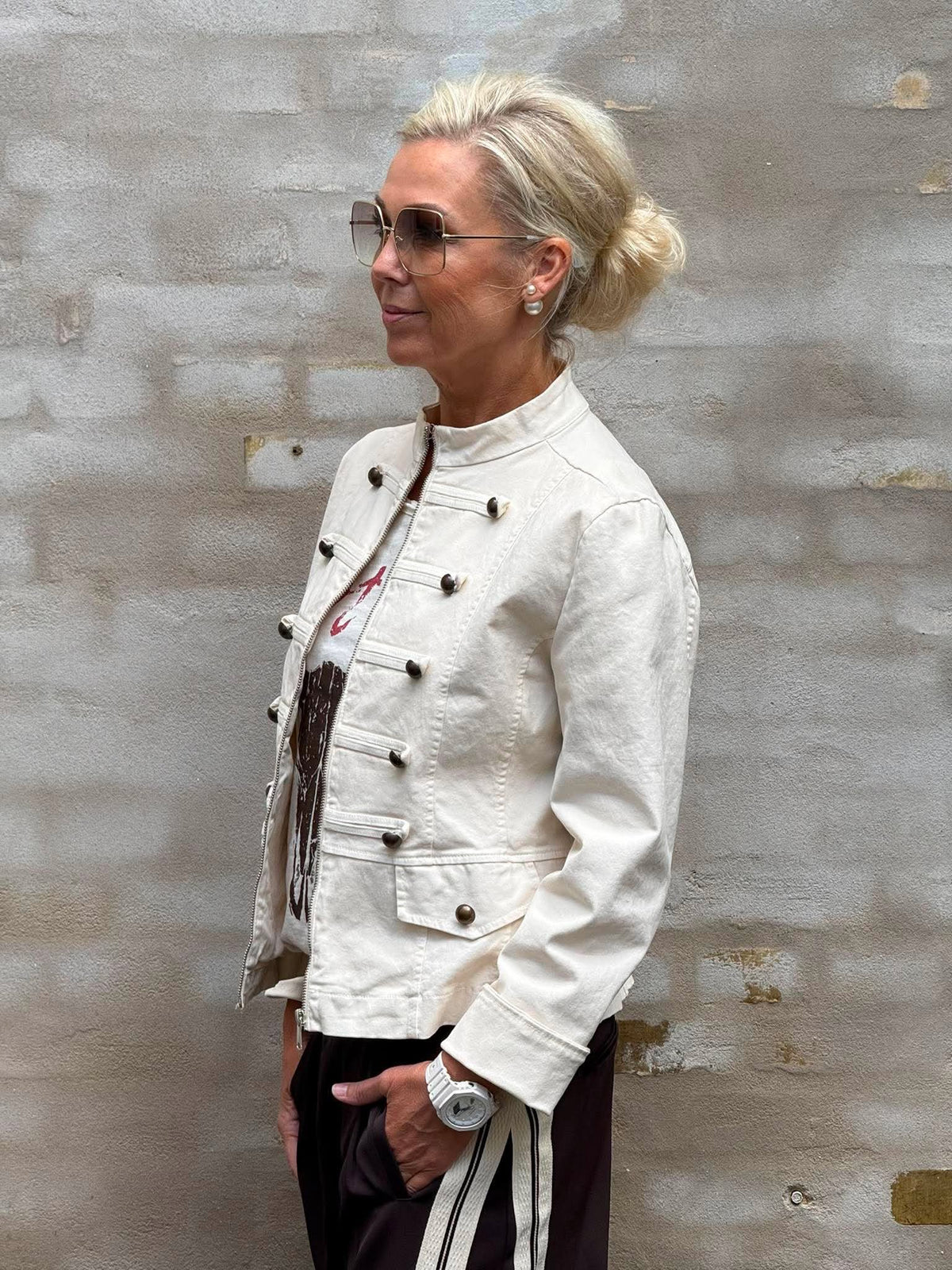 PREORDER-Baldoni Jacket - Off White