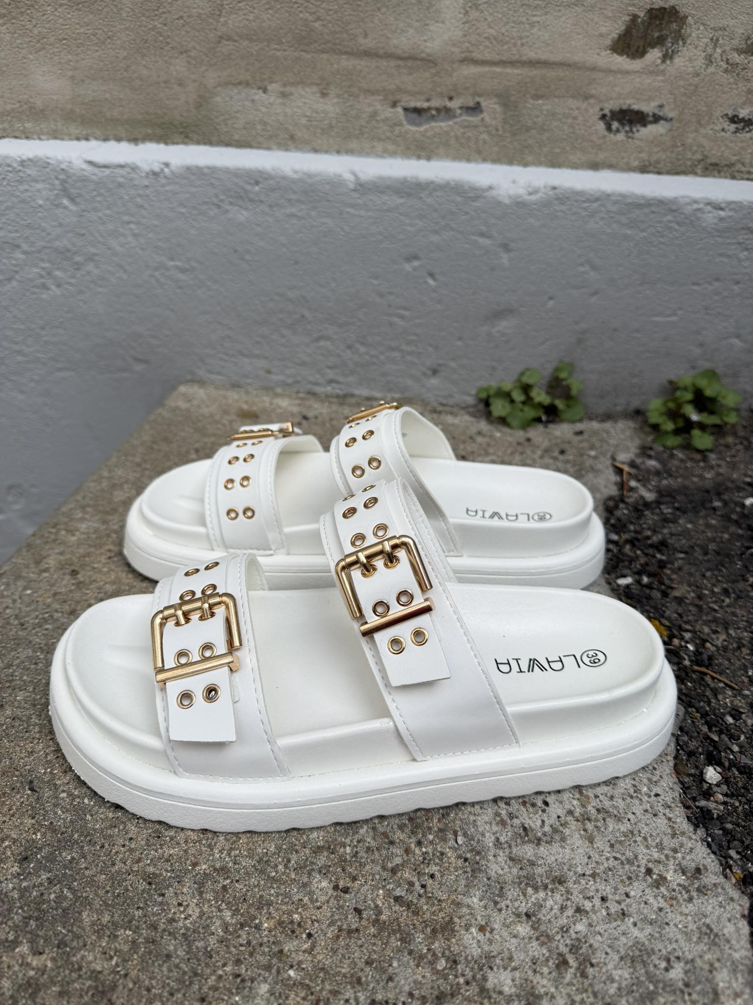 Holy Moly Sandals - White
